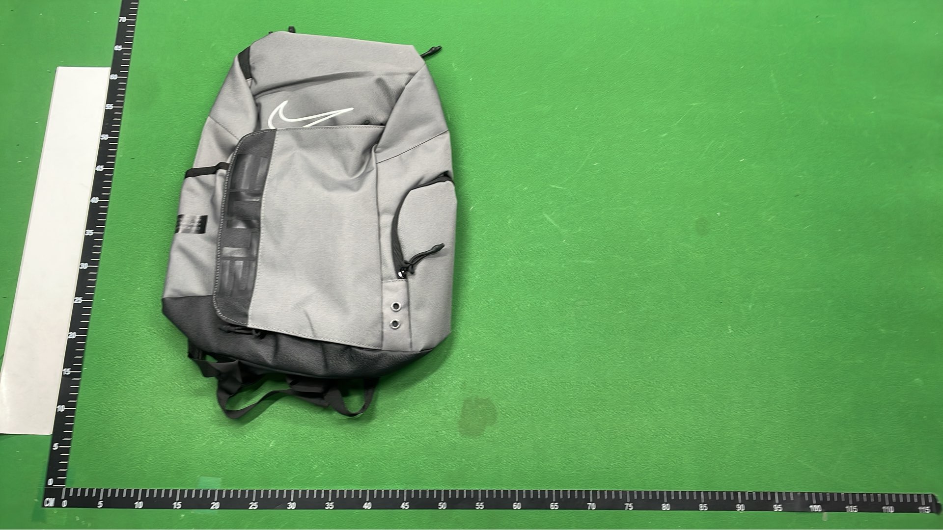 Black Backpack with Transparent Shoulder Straps