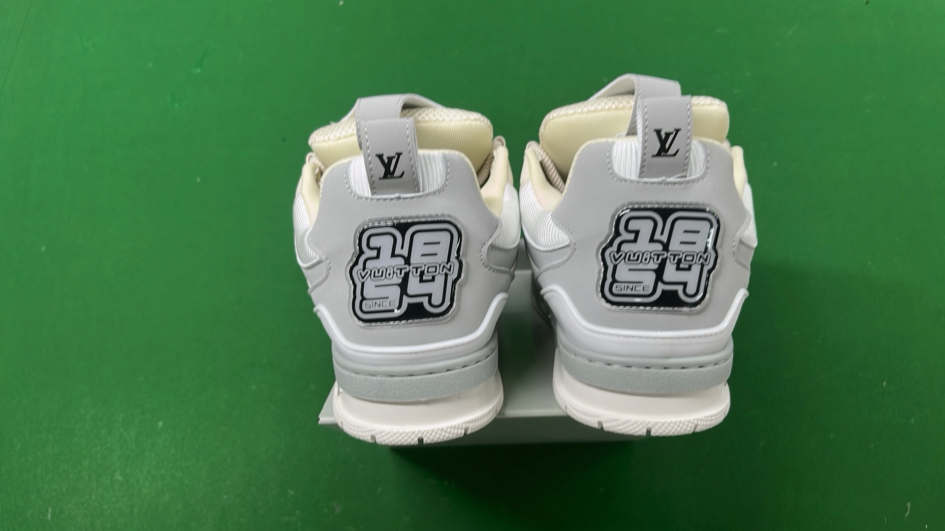 GXMADE Black Mesh Sneakers with White Flower Logo