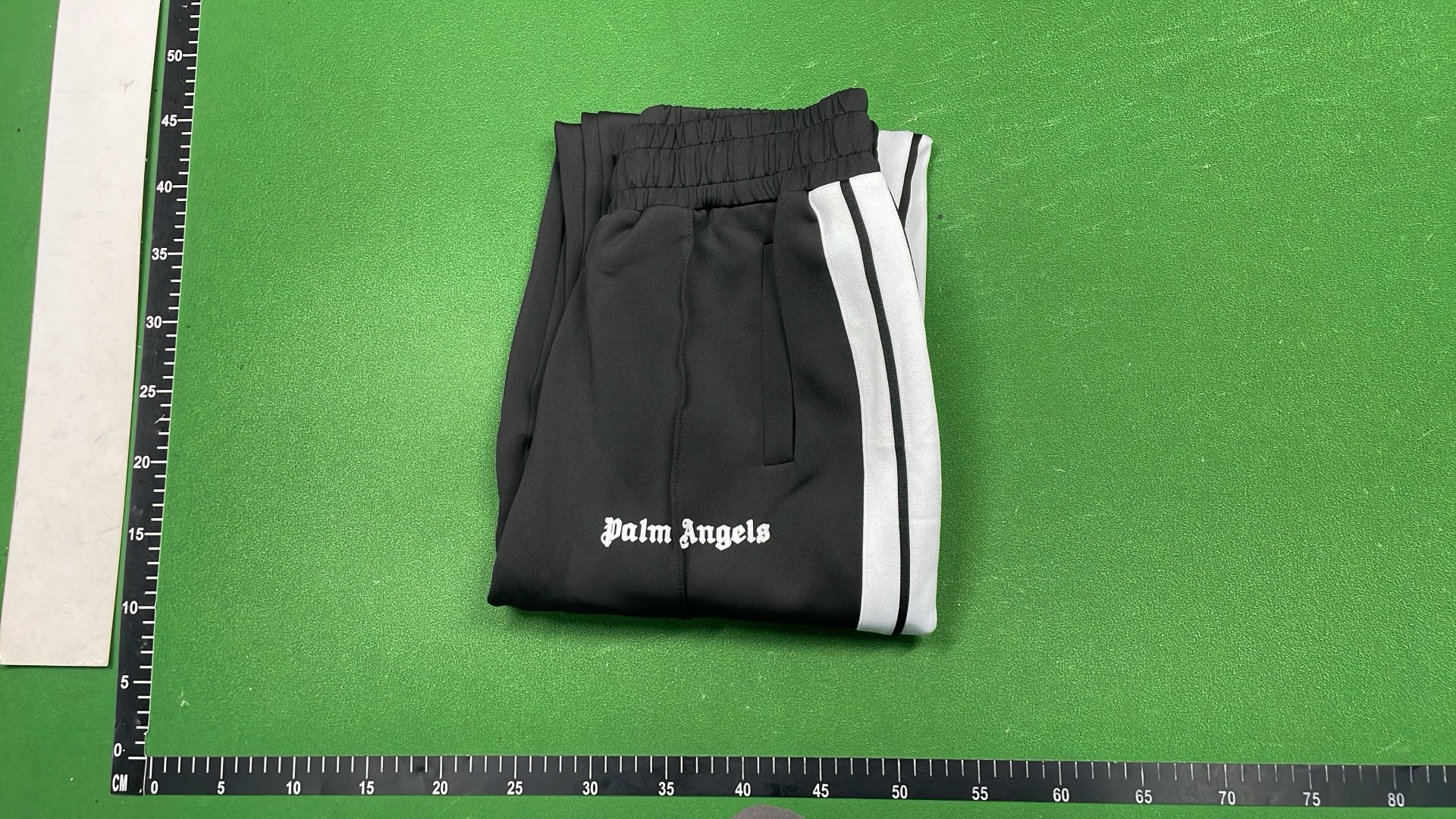 Black Track Pants with Side Stripe for Men Women