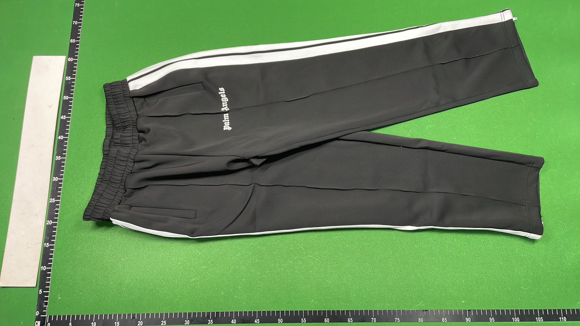 Black Track Pants with Side Stripe for Men Women