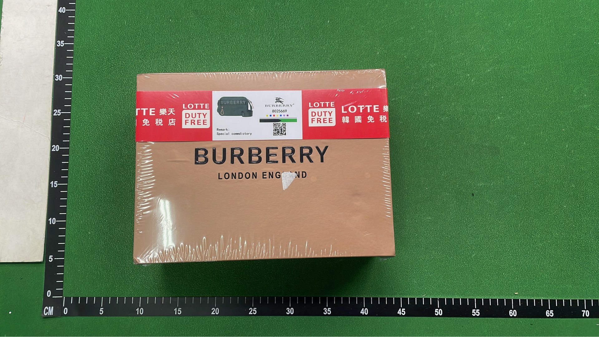 Burberry Check Print Crossbody Bag with Logo Strap