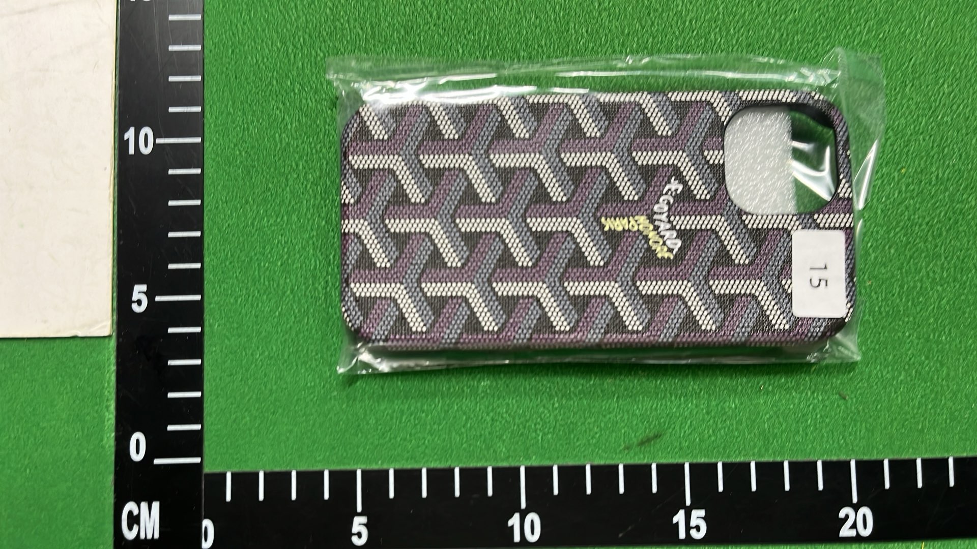 Goyard iPhone Case with Signature Pattern