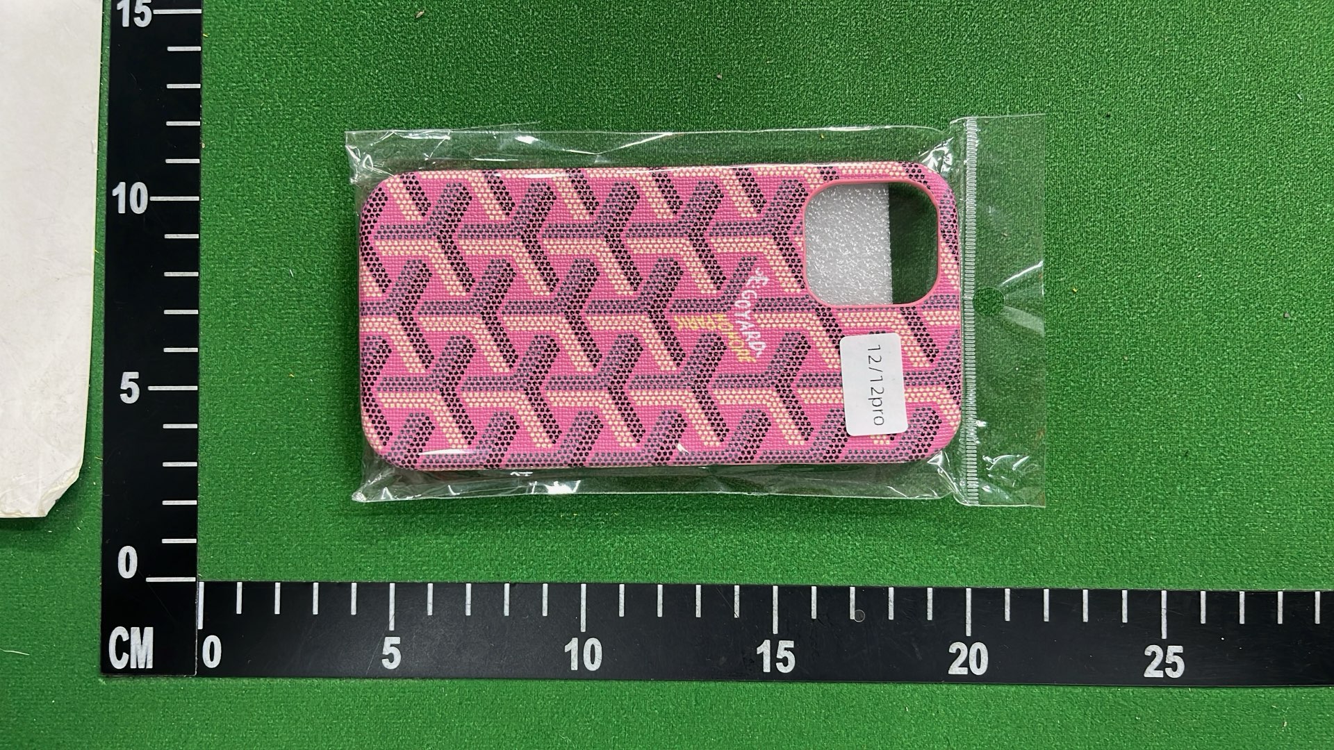 Goyard iPhone Case with Signature Pattern