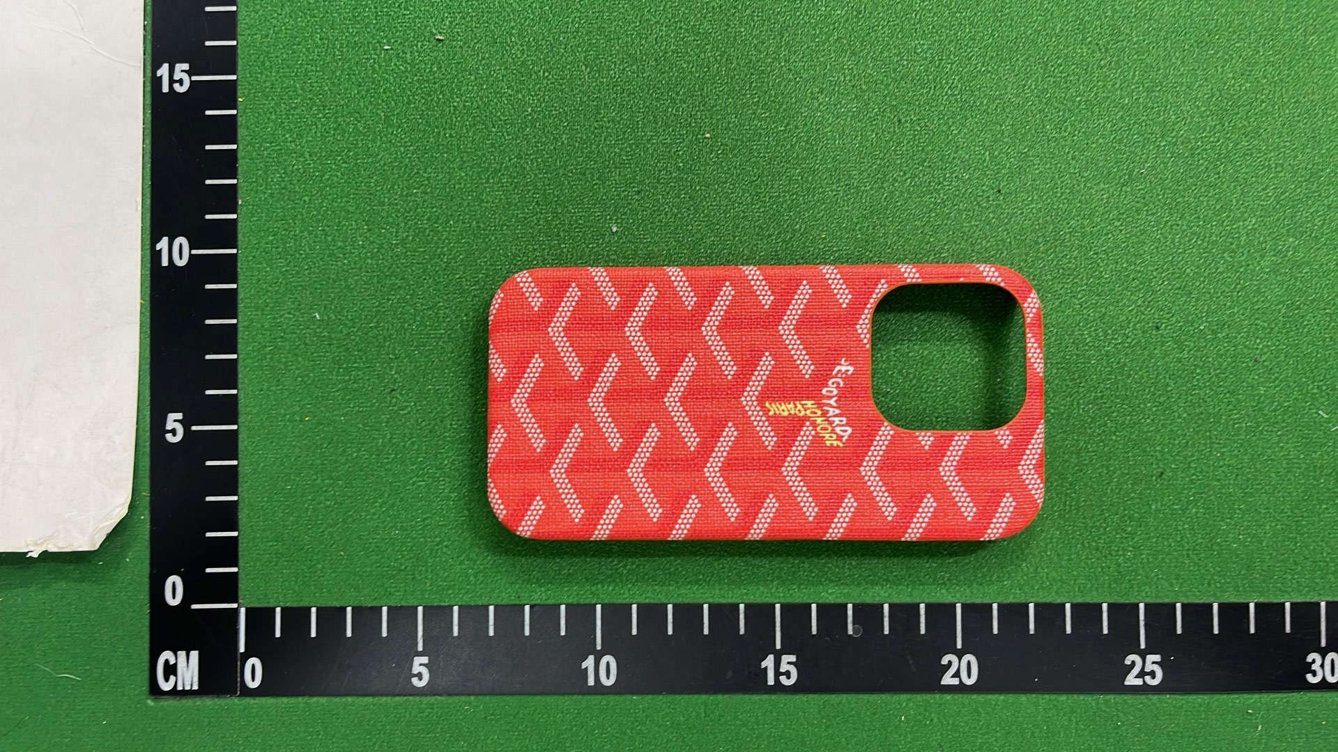 Goyard iPhone Case with Signature Pattern
