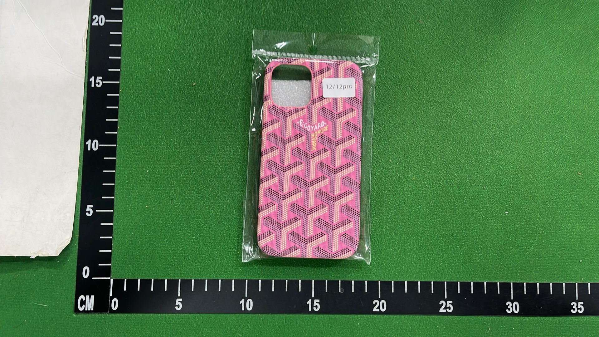 Goyard iPhone Case with Signature Pattern