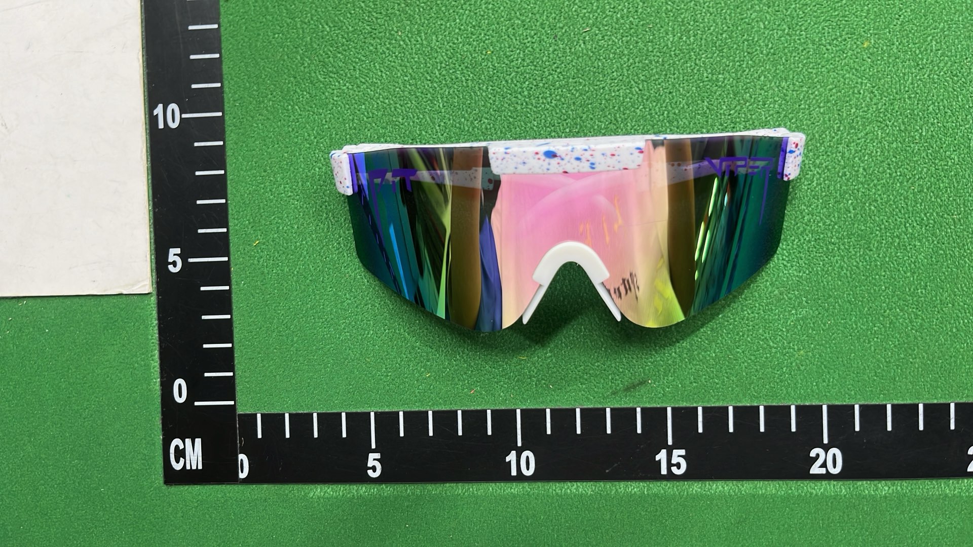 Viper Shield Sunglasses - Blue Purple Mirror Lens Sports Eyewear