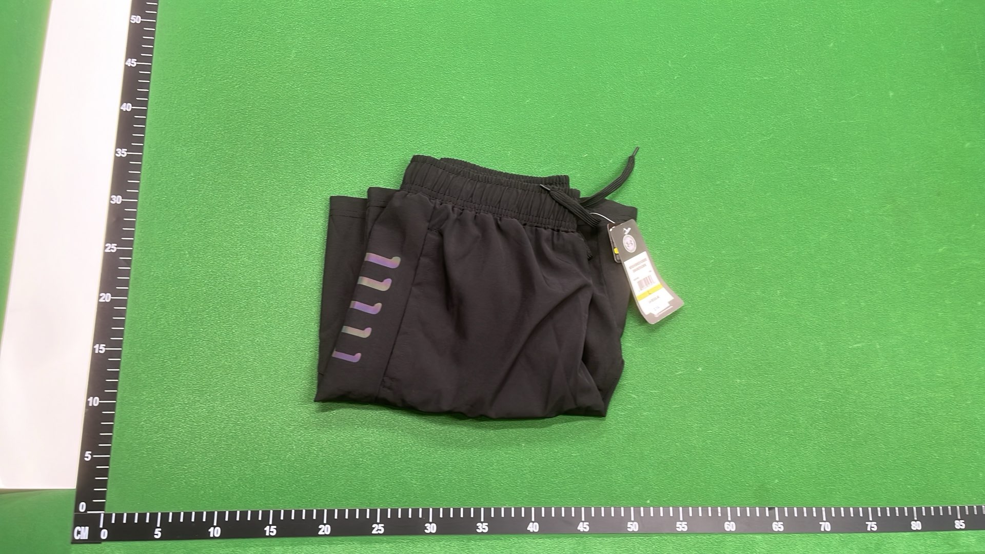 Men's Black Performance T-Shirt with Logo Design