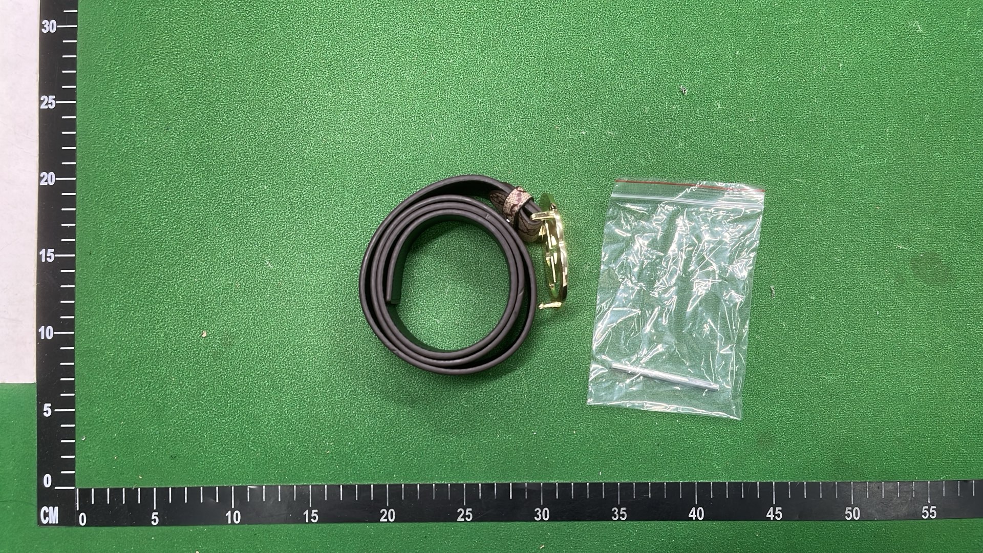 Gucci GG Supreme Web Belt in Silver, Black and Gold