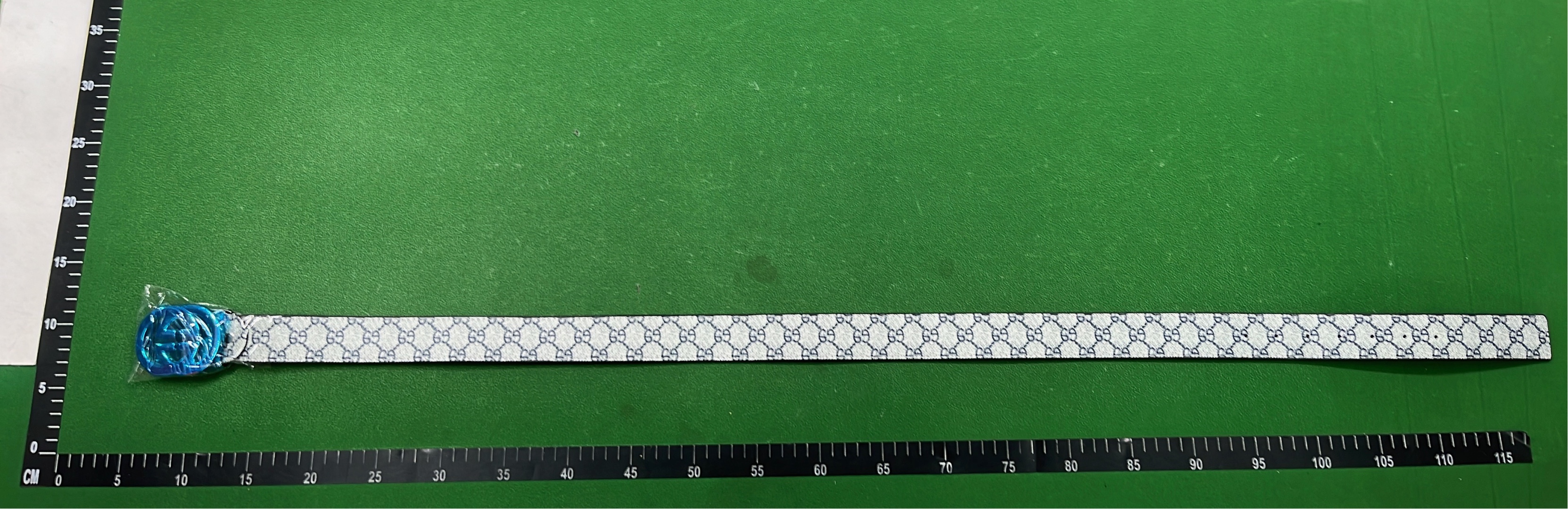 Gucci GG Supreme Web Belt in Silver, Black and Gold