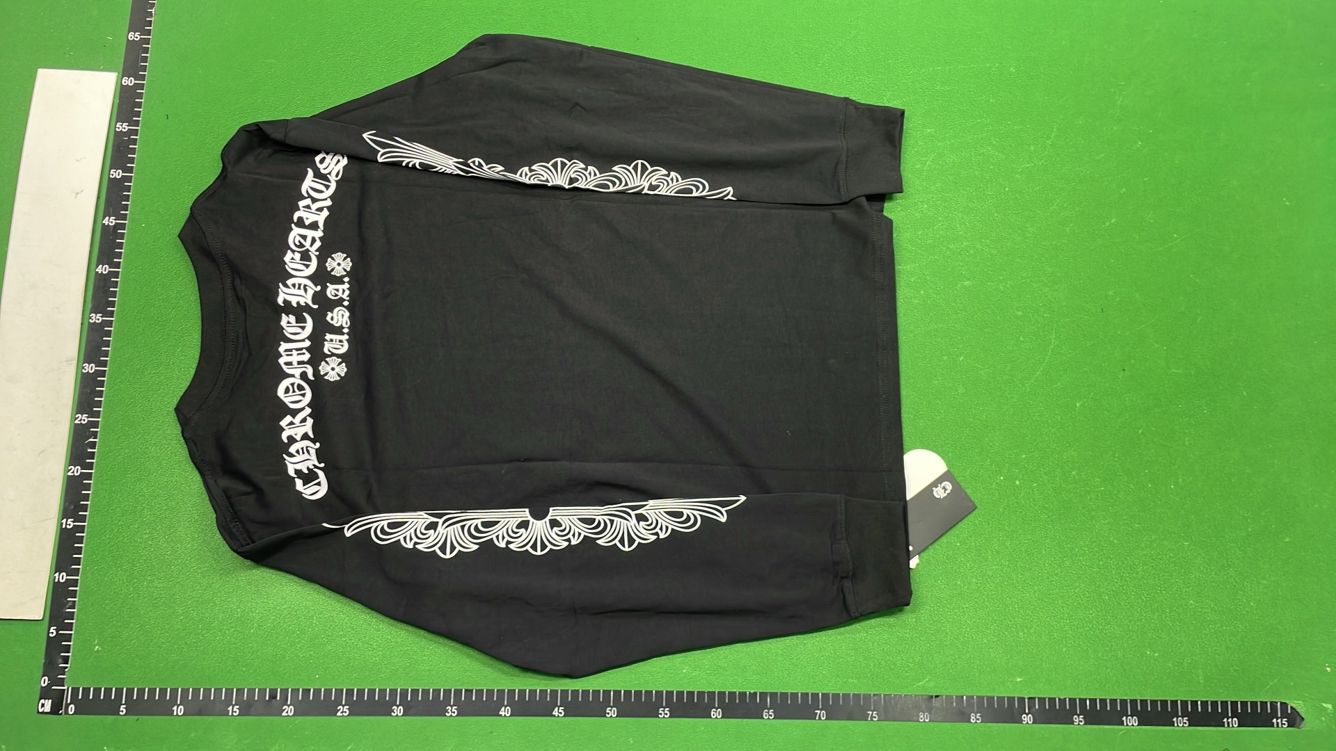 Orange Build Long Sleeve T-Shirt with Graphic Design