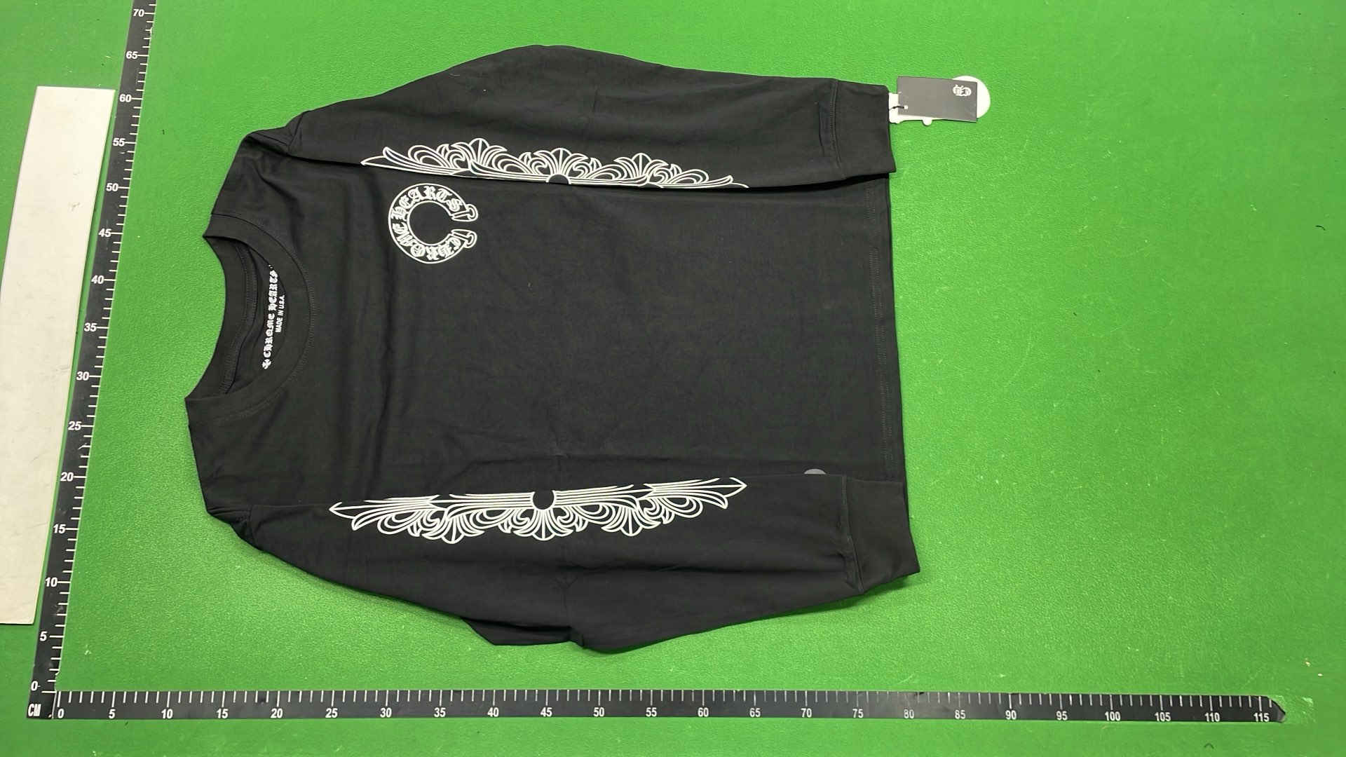 Orange Build Long Sleeve T-Shirt with Graphic Design