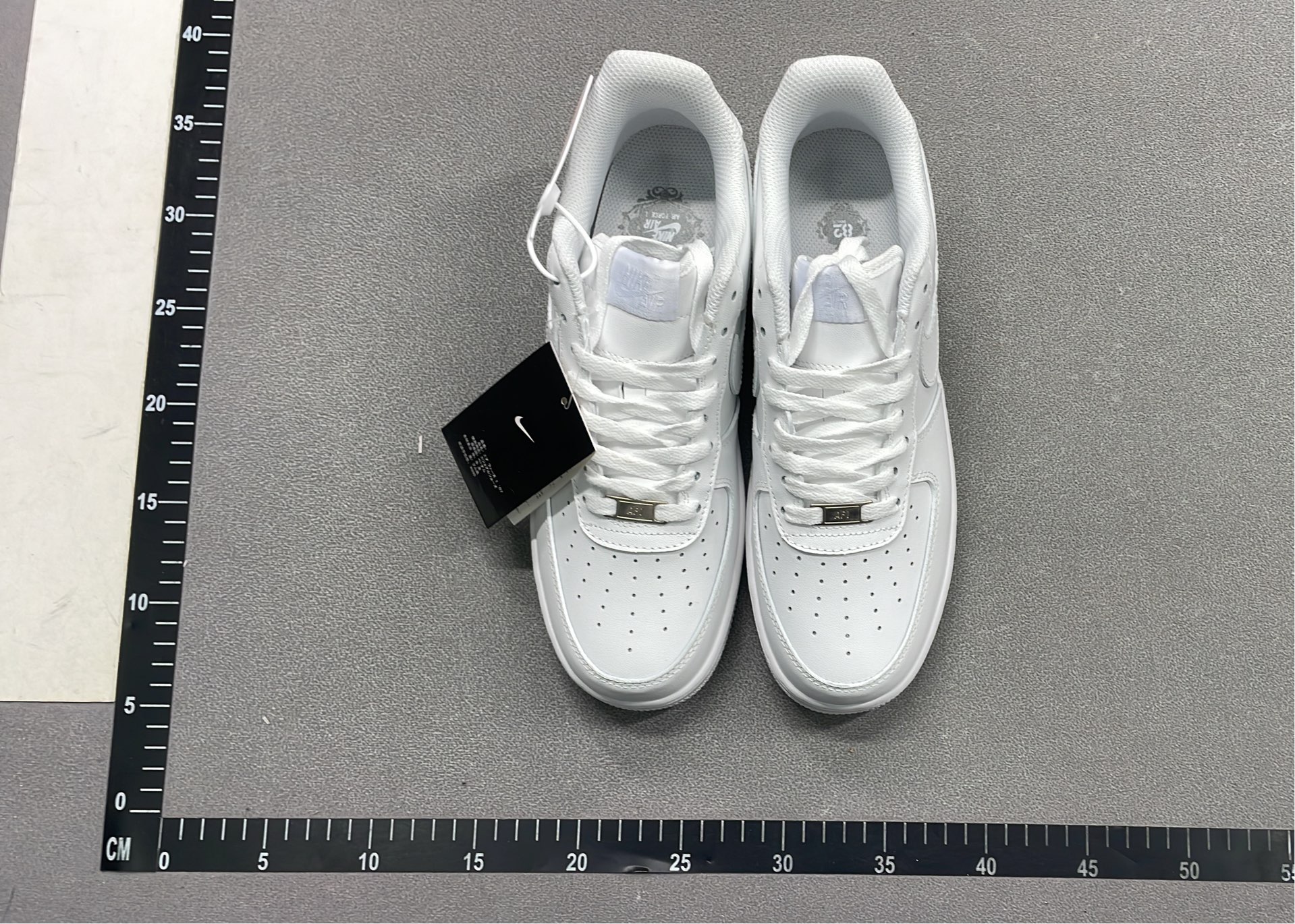 White Nike Air Force 1 Low Sneakers for Men and Women