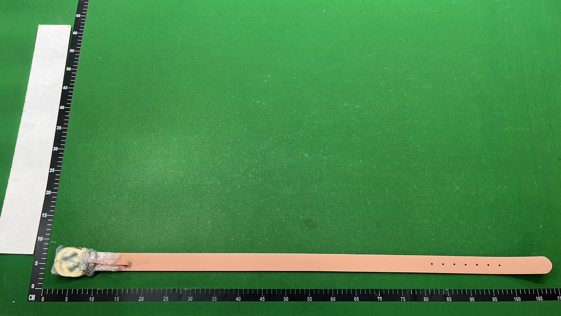 Gucci GG Supreme Belt with Gold-Tone Buckle