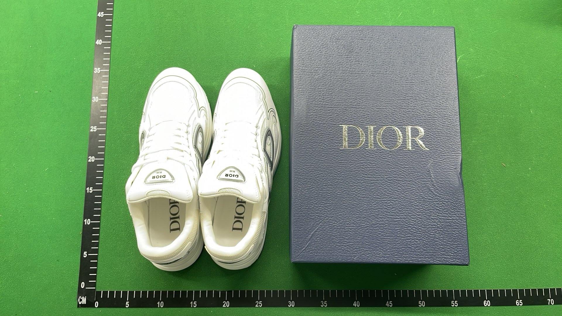 Dior Sneakers White and Black Mesh Running Shoes