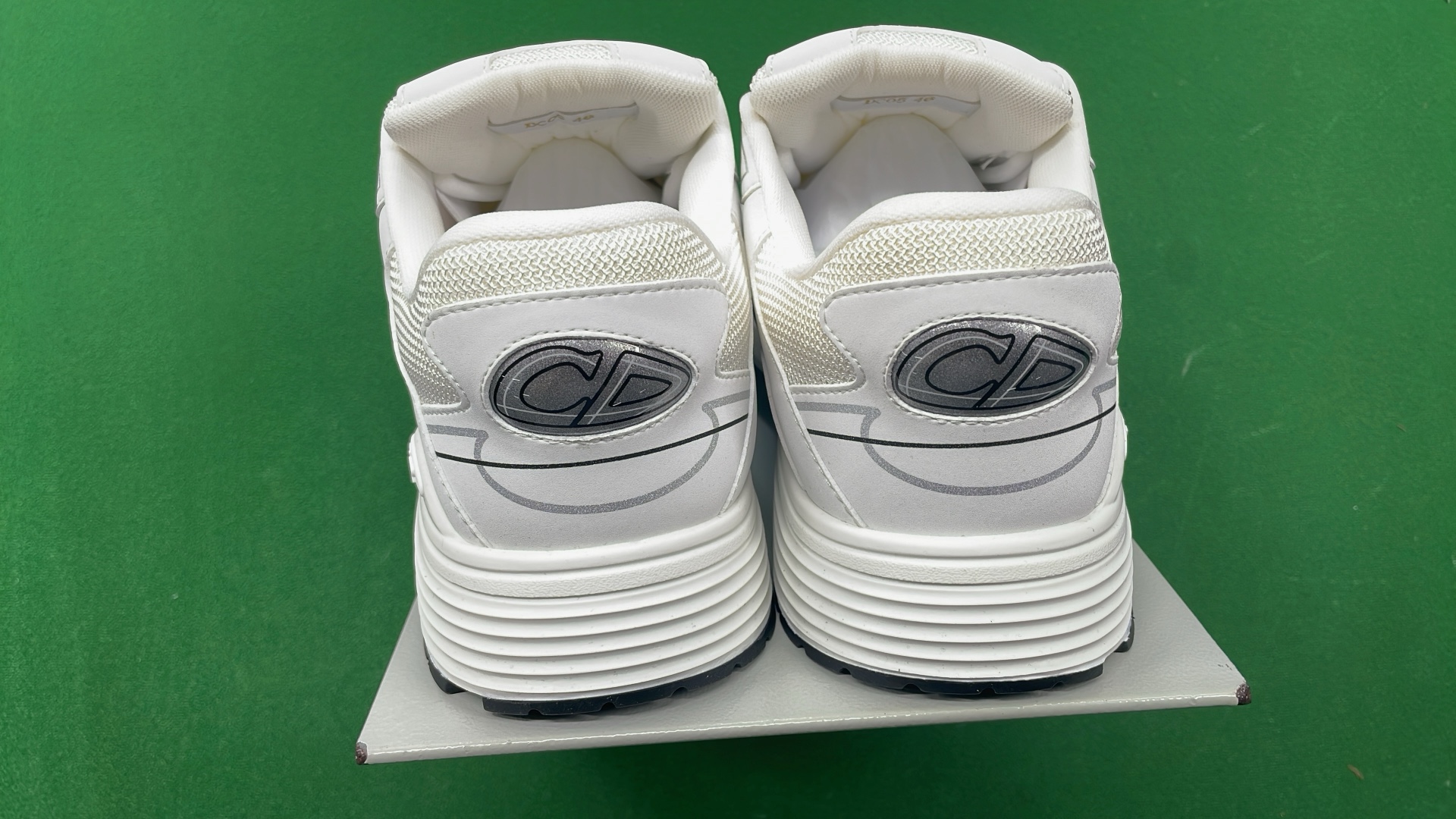 Dior Sneakers White and Black Mesh Running Shoes