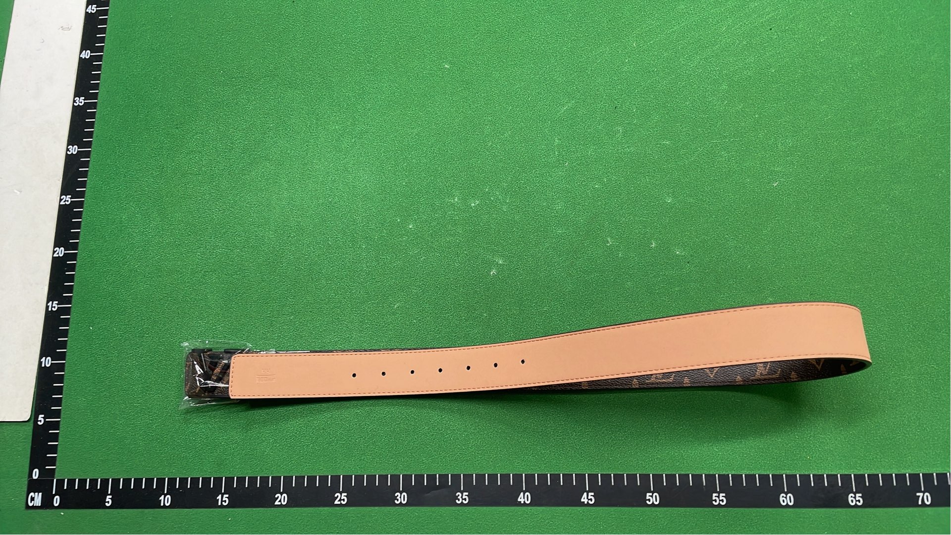 LV Belt with Iconic Monogram and Checkered Patterns