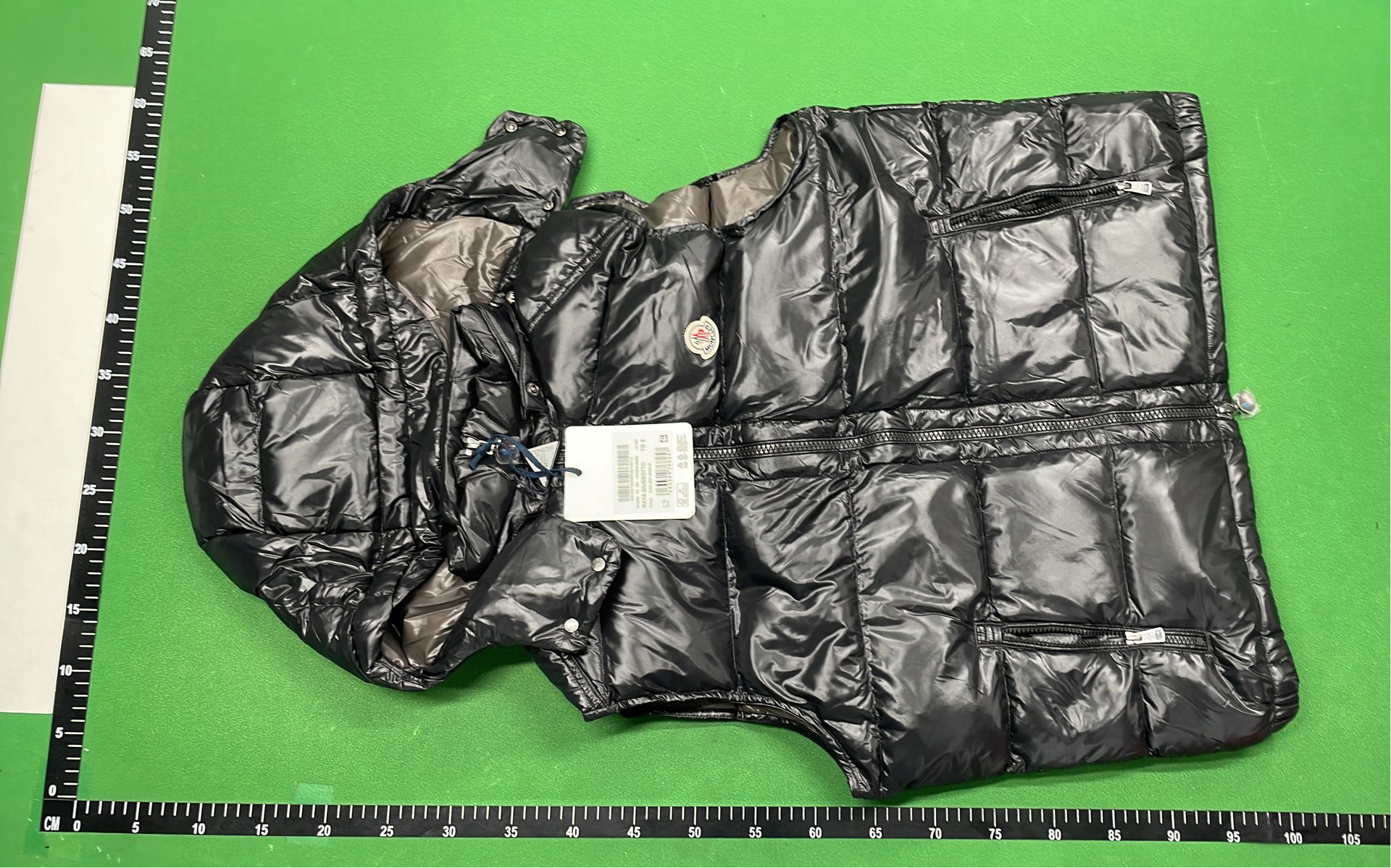 Moncler Black Puffer Vest for Men Women