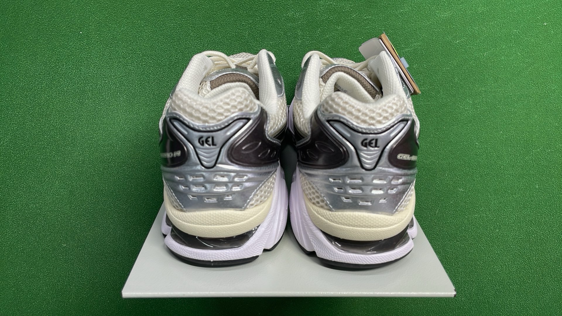 ASICS Gel-Kayano 14 Running Shoes - Silver and Black