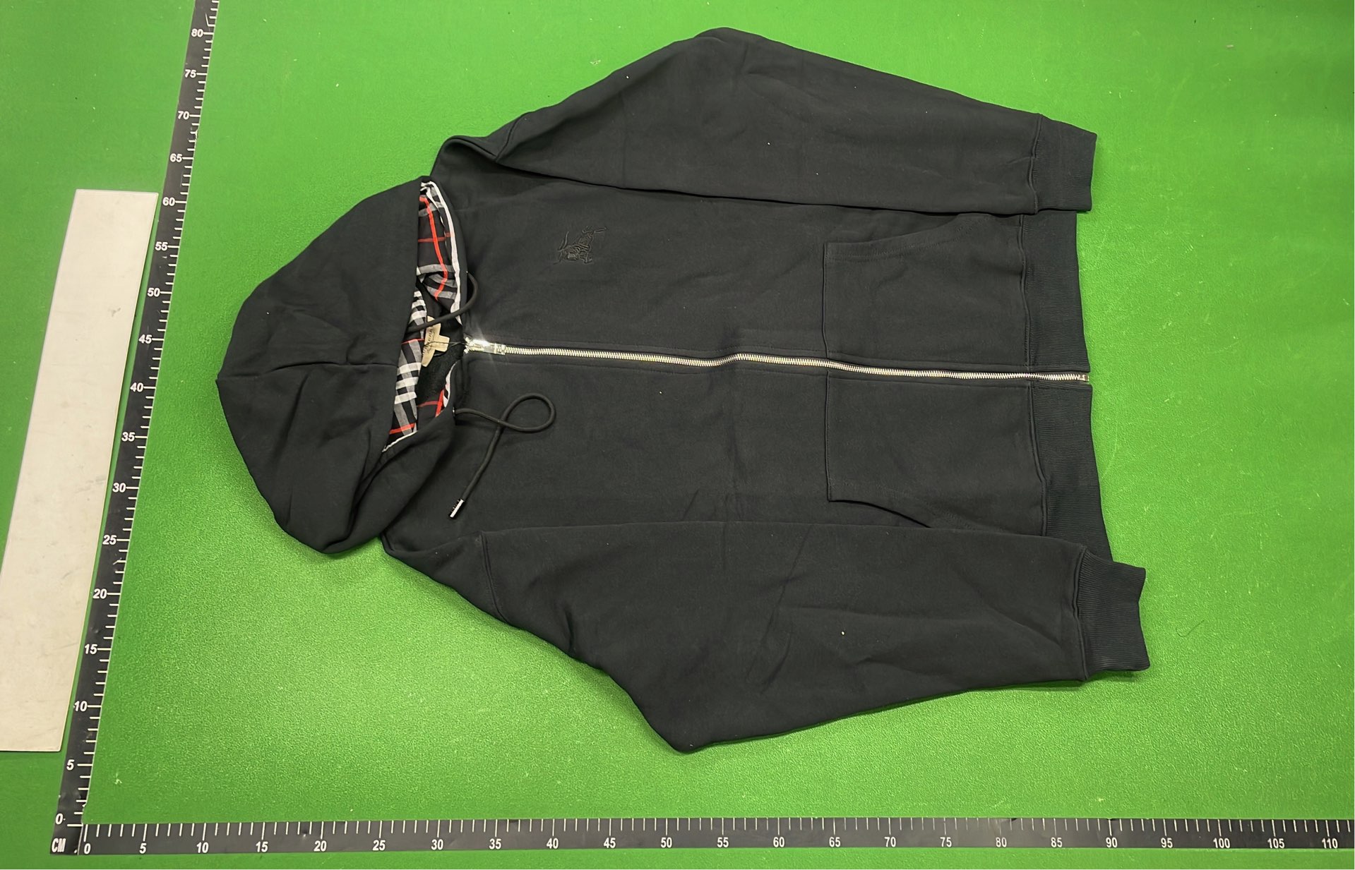 Burberry Hoodie with Iconic Check Lining