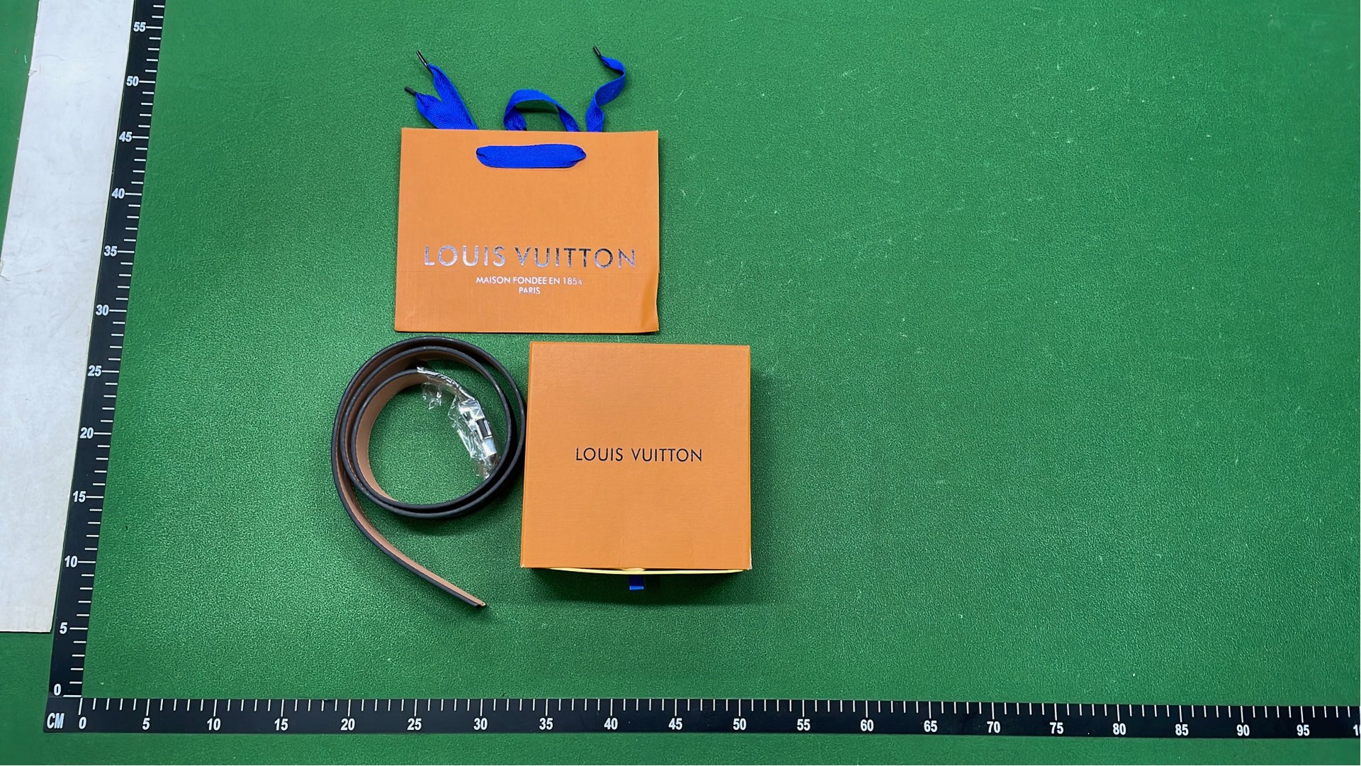 Louis Vuitton Monogram Canvas Belt with LV Buckle