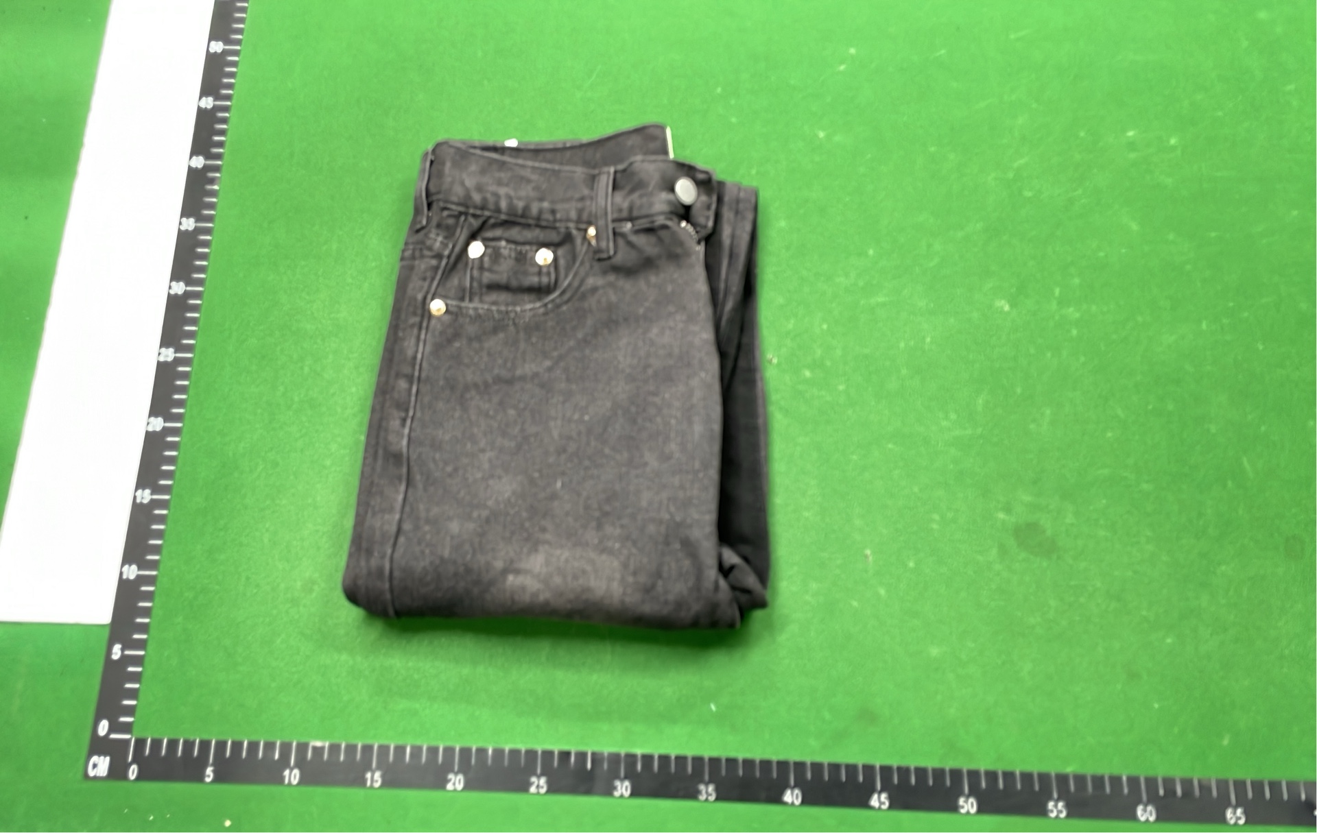 Black Paint Splatter Denim Pants