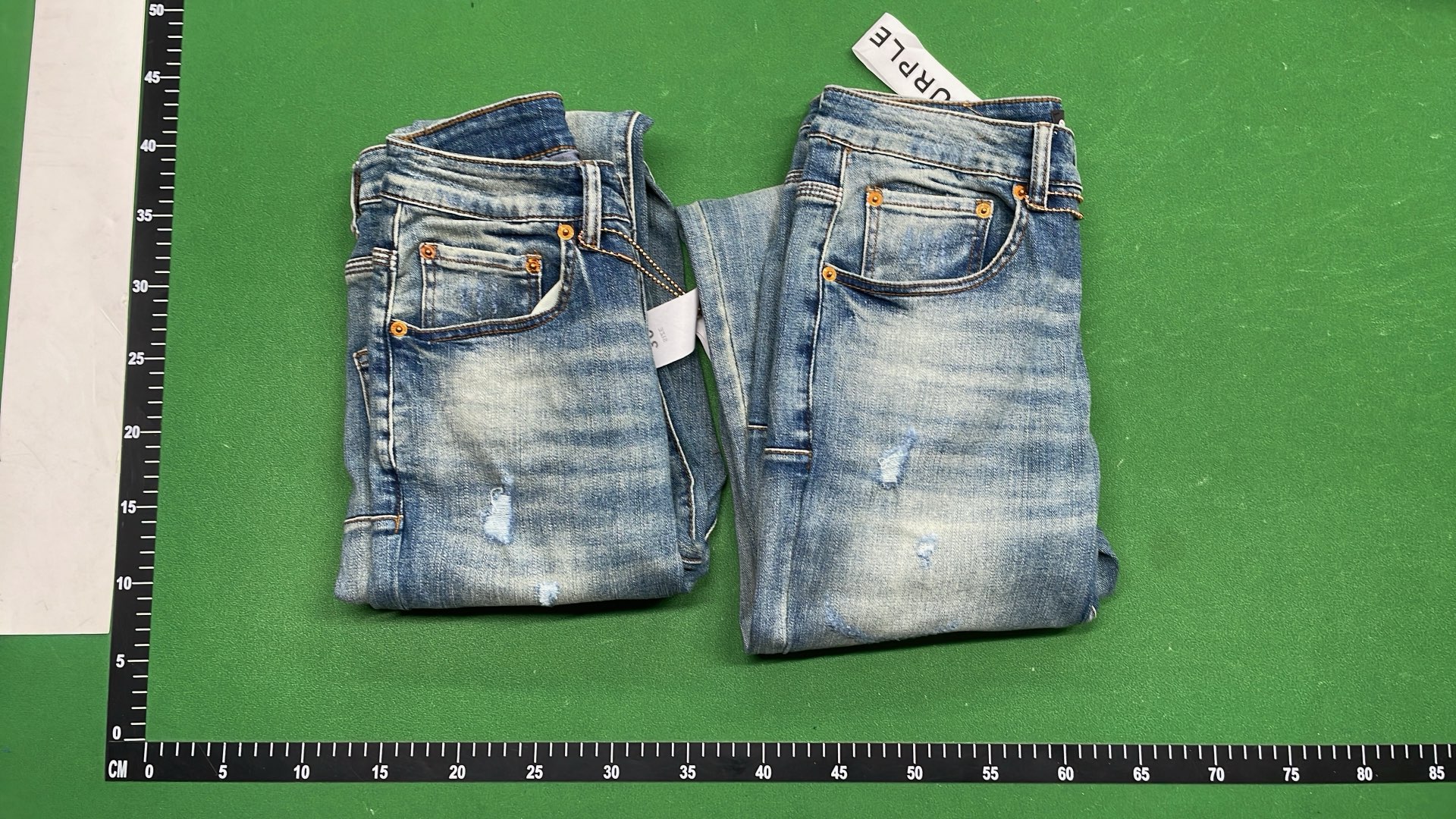 Ripped Distressed Denim Jeans for Men - Fashionable Slim Fit Blue Black