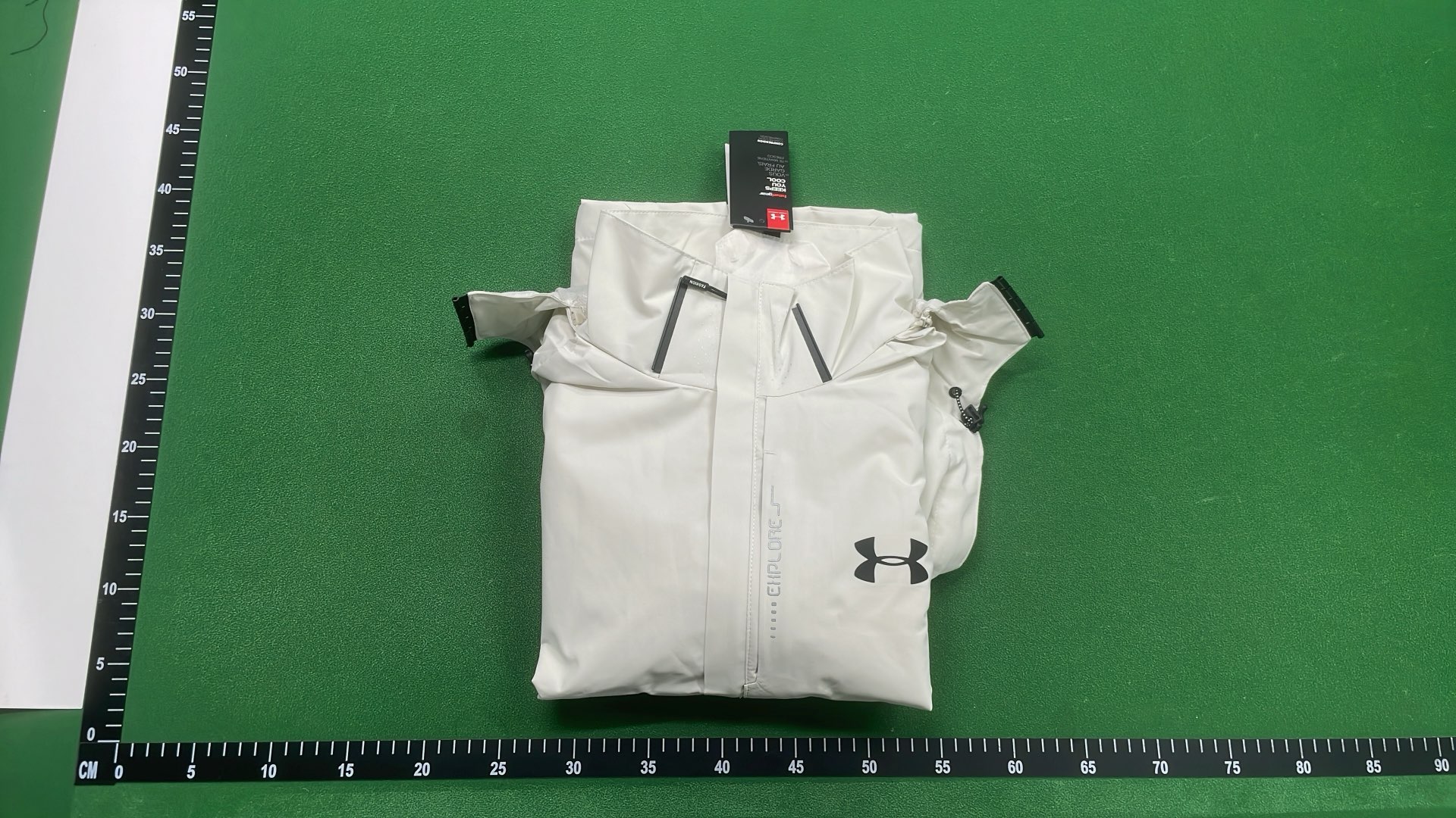 Under Armour Black Hooded Jacket - Lightweight Windbreaker