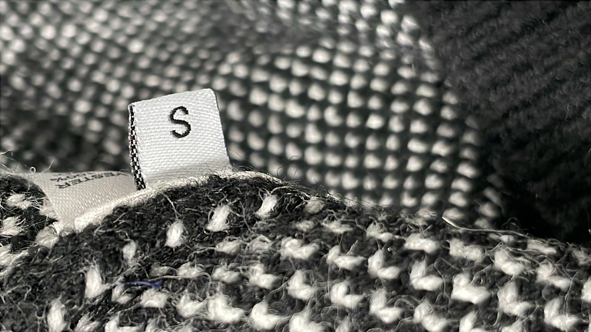 Louis Vuitton LV Logo Knit Sweater in Gray and Black