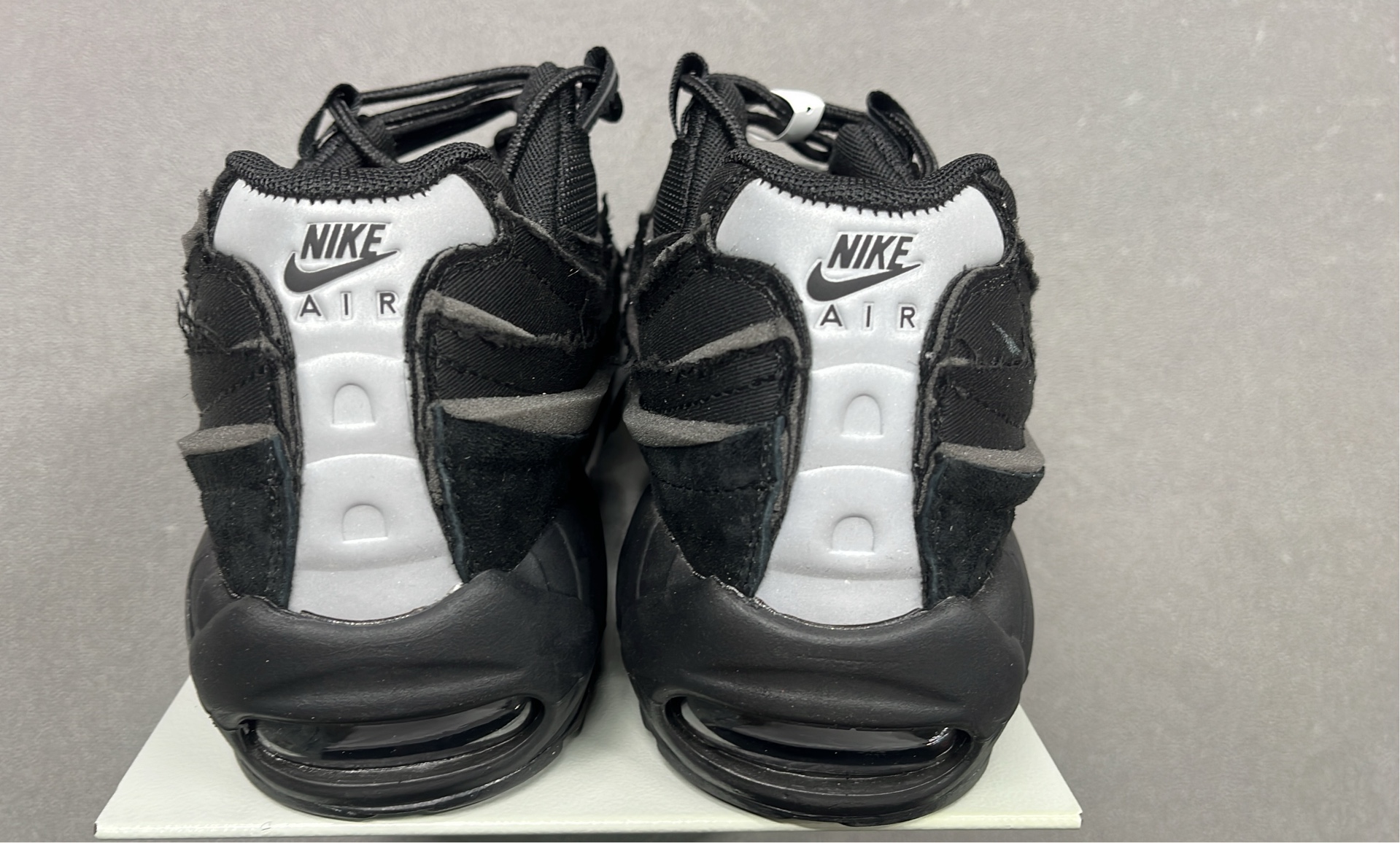 Nike Air Max 95 Black Mesh Sneakers for Men