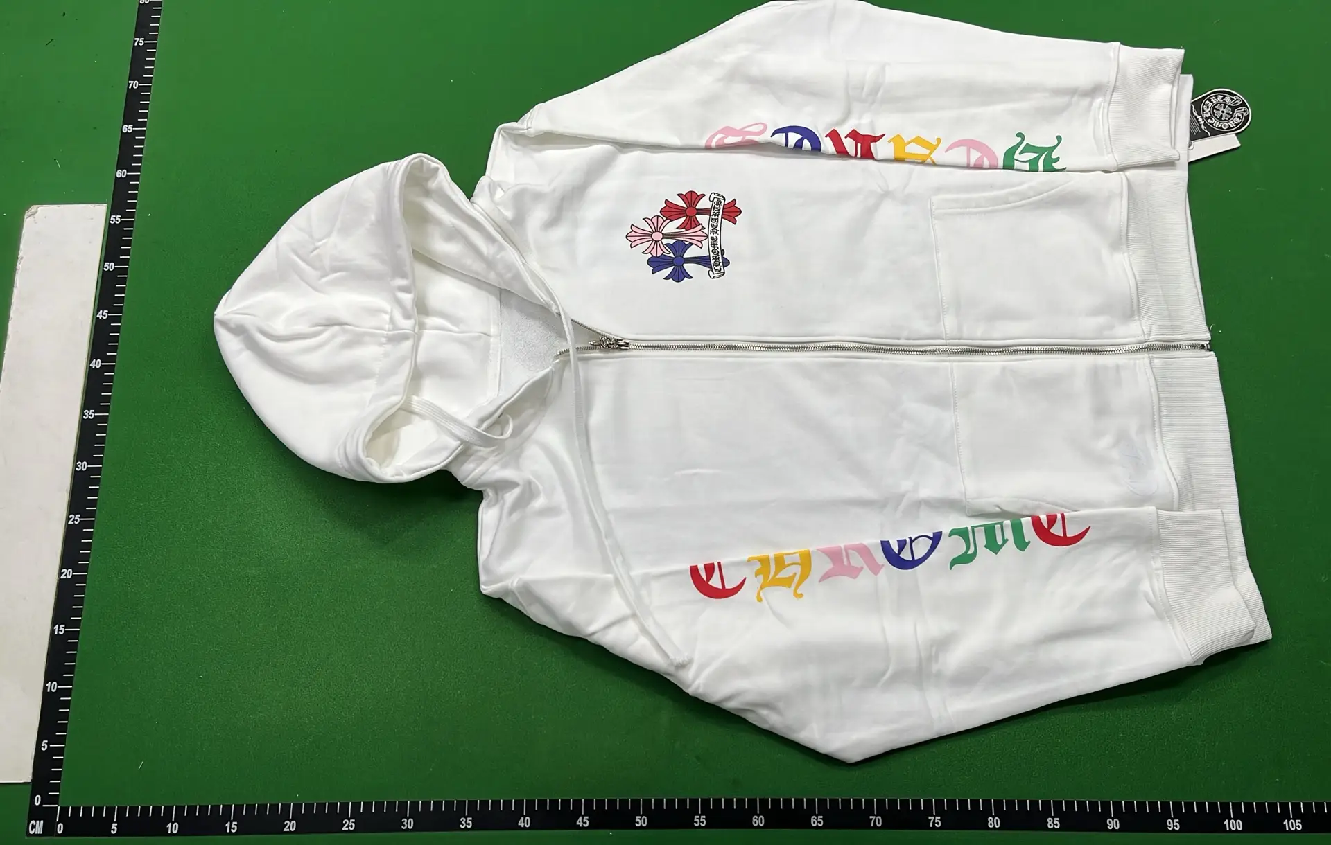 1:1 Batch ChroHearts hoodie  in the Best OopBuy Spreadsheet QC photos