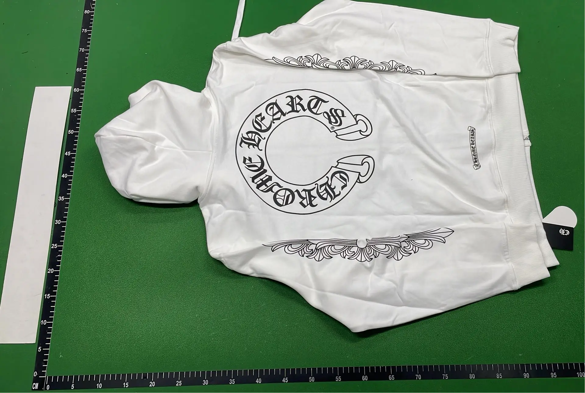 1:1 Batch ChroHearts hoodie  in the Best OopBuy Spreadsheet QC photos