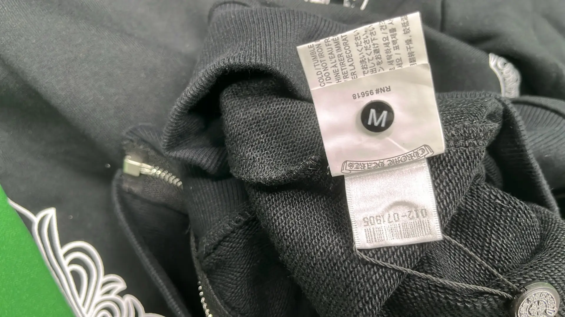 1:1 Batch ChroHearts hoodie  in the Best OopBuy Spreadsheet QC photos