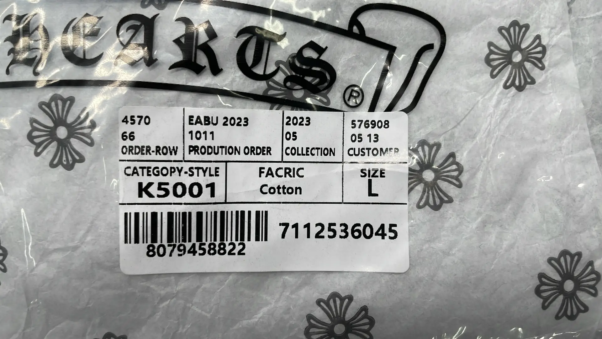 1:1 Batch ChroHearts hoodie  in the Best OopBuy Spreadsheet QC photos