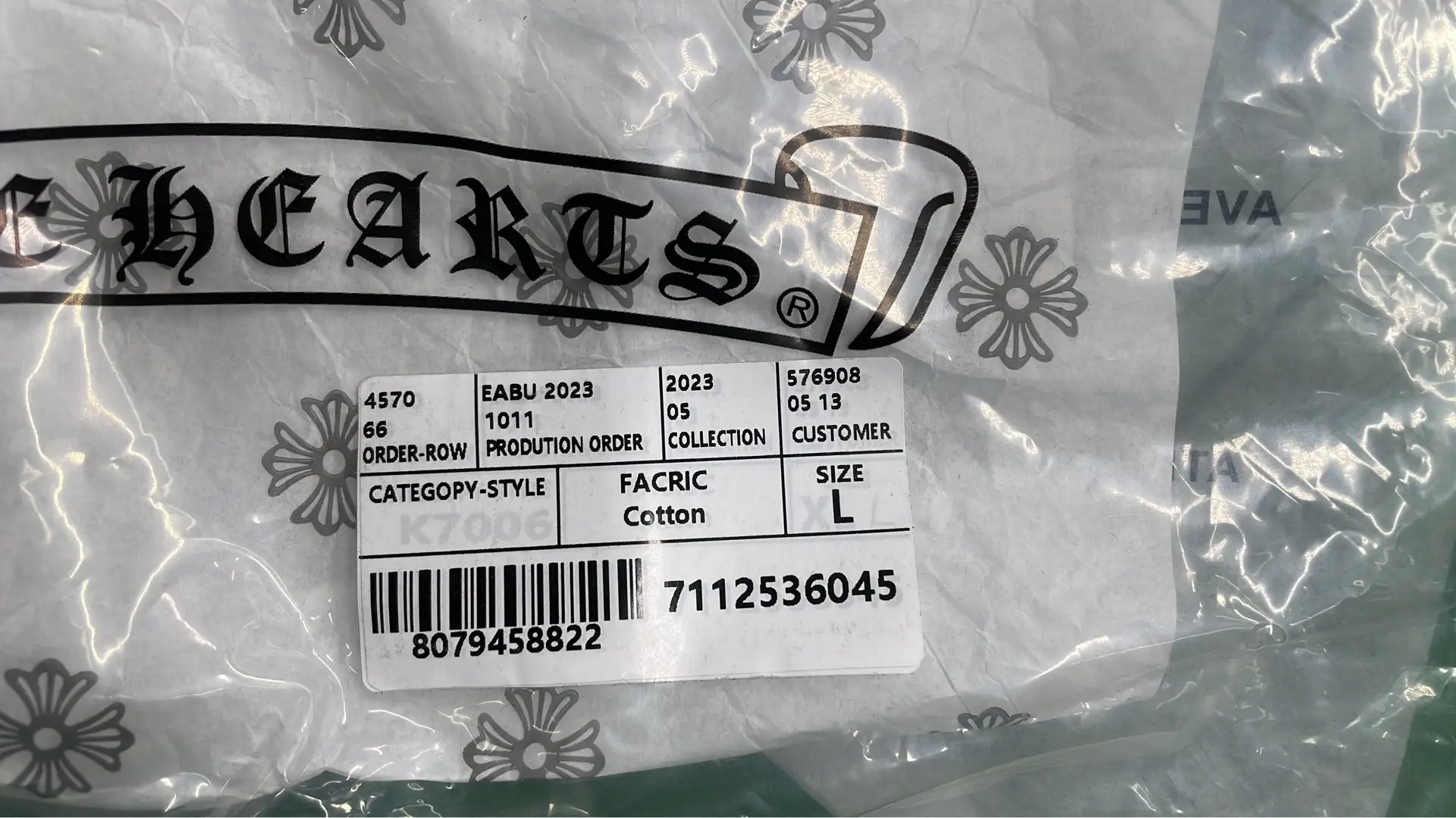 1:1 Batch ChroHearts hoodie  in the Best OopBuy Spreadsheet QC photos