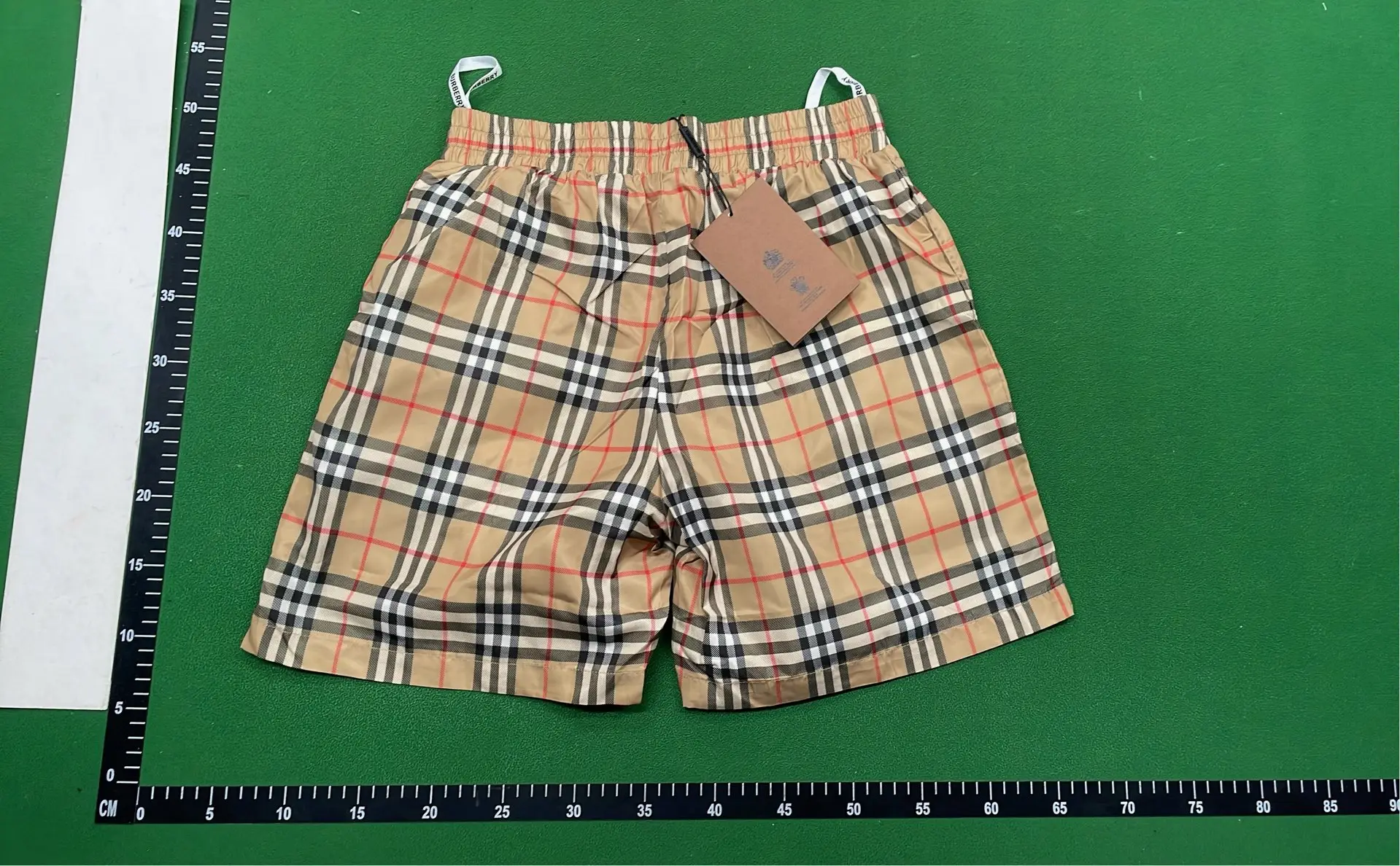 1:1 Batch Burberry shorts  in the Best OopBuy Spreadsheet QC photos