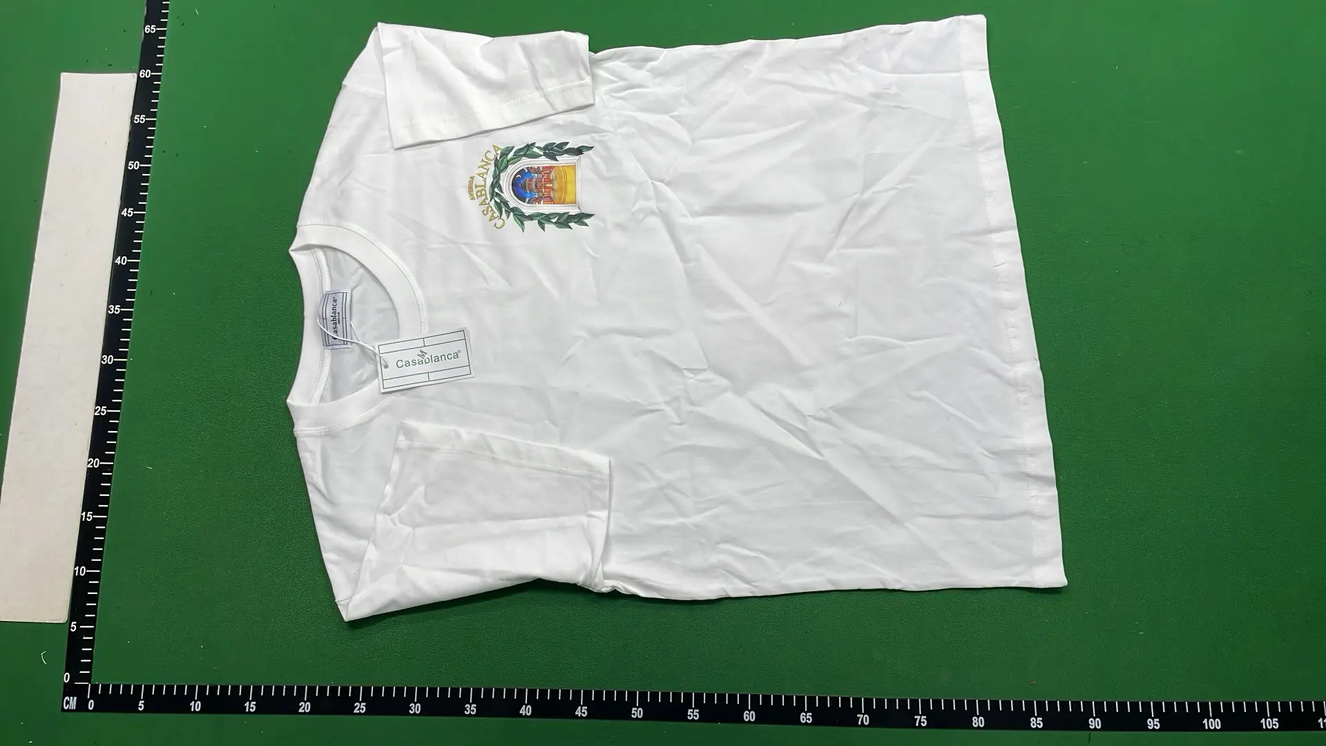 1:1 Batch CASABLANCA T-shirt  in the Best OopBuy Spreadsheet QC photos