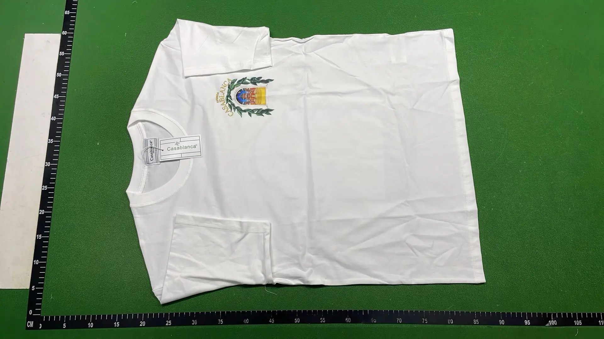 1:1 Batch CASABLANCA T-shirt  in the Best OopBuy Spreadsheet QC photos