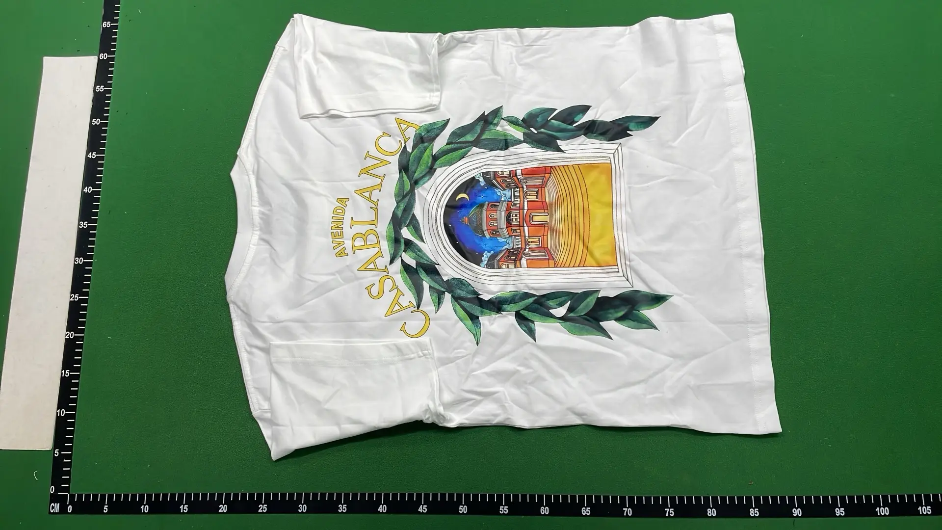 1:1 Batch CASABLANCA T-shirt  in the Best OopBuy Spreadsheet QC photos