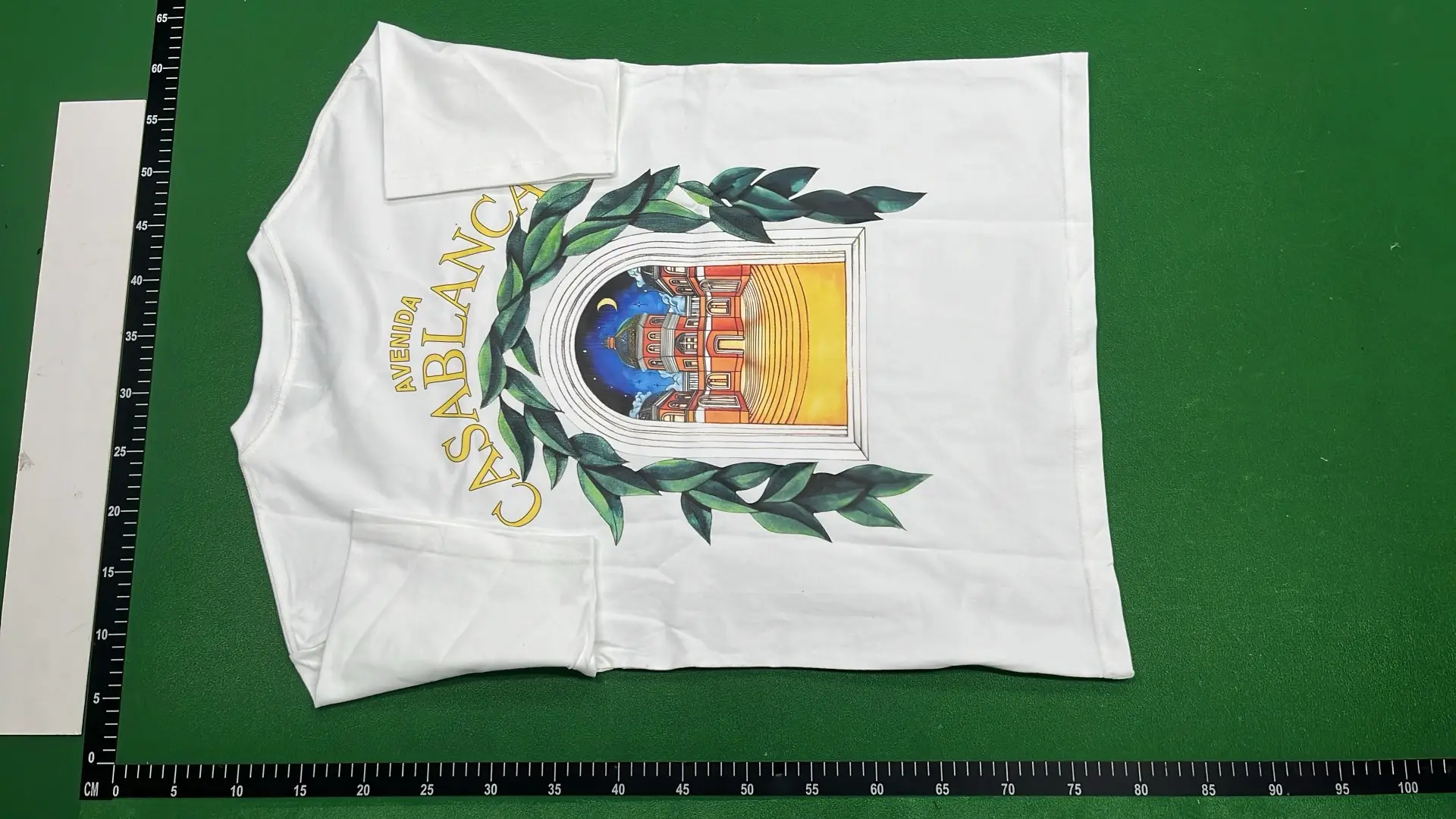 1:1 Batch CASABLANCA T-shirt  in the Best OopBuy Spreadsheet QC photos