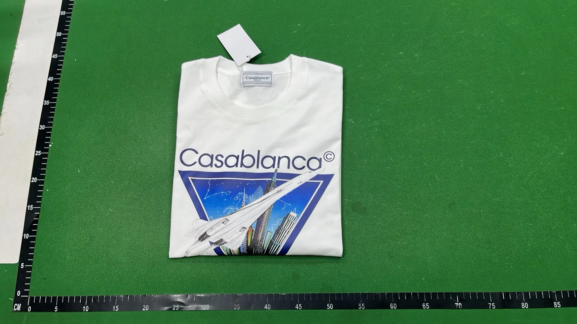 1:1 Batch CASABLANCA T-shirt  in the Best OopBuy Spreadsheet QC photos
