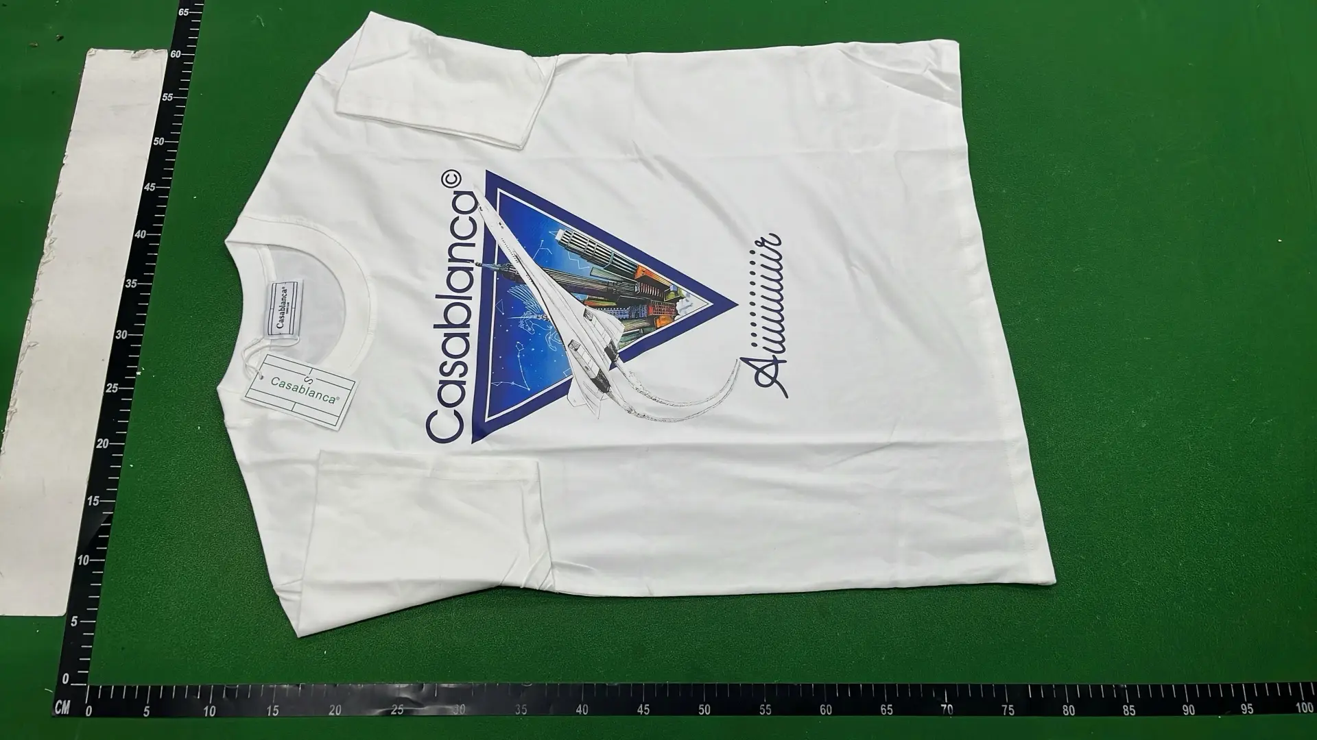 1:1 Batch CASABLANCA T-shirt  in the Best OopBuy Spreadsheet QC photos