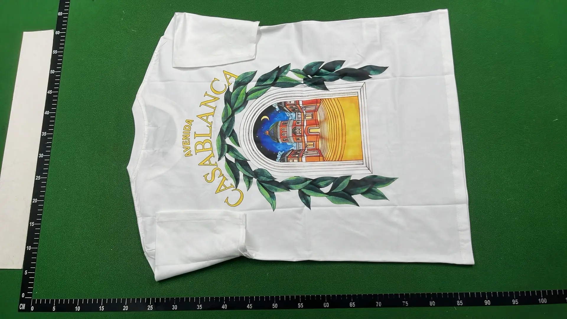1:1 Batch CASABLANCA T-shirt  in the Best OopBuy Spreadsheet QC photos