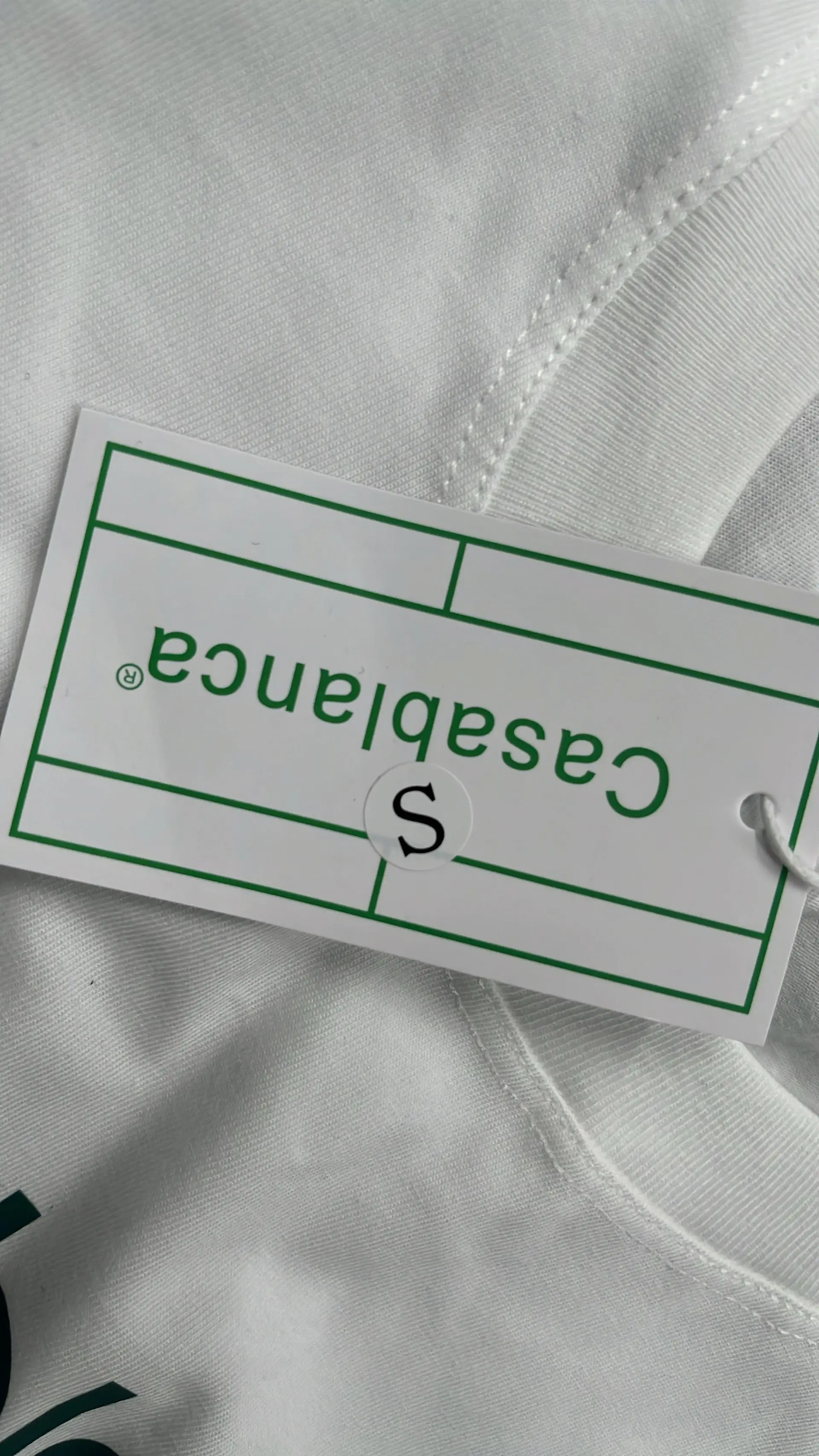 1:1 Batch CASABLANCA T-shirt  in the Best OopBuy Spreadsheet QC photos
