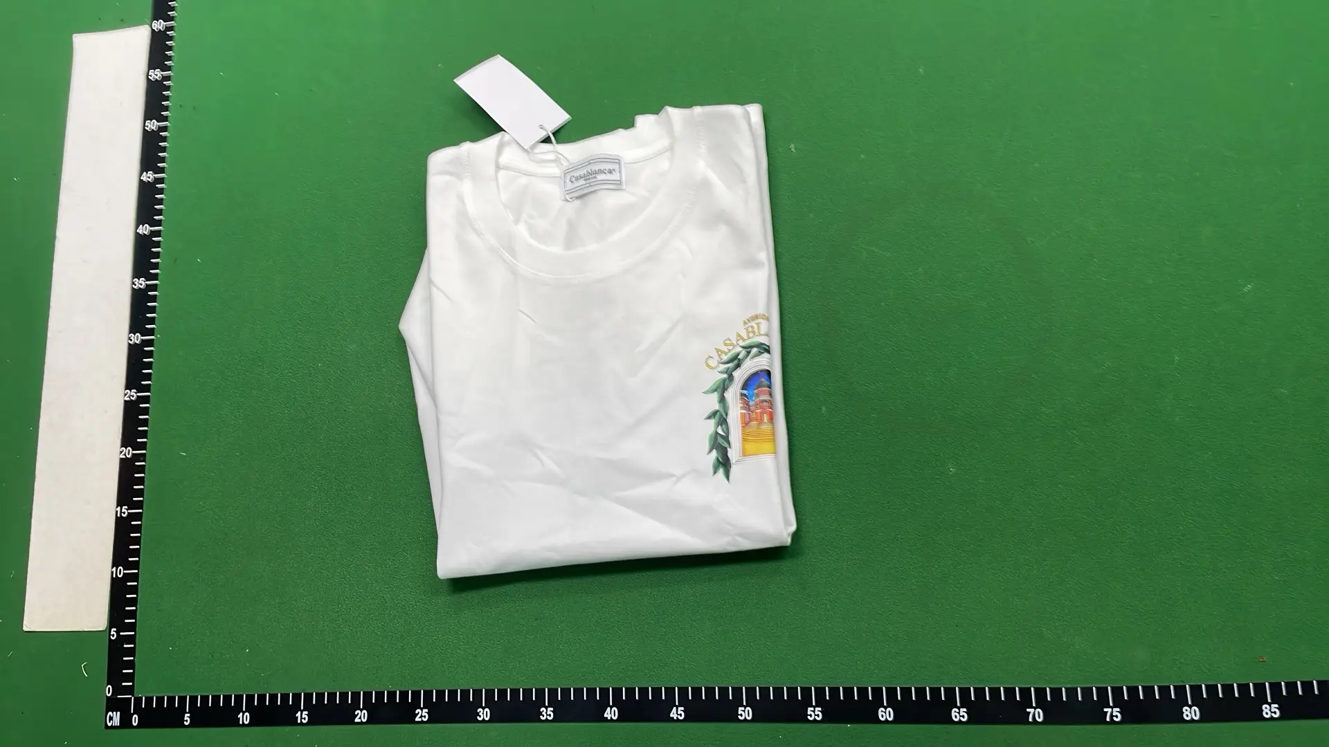 1:1 Batch CASABLANCA T-shirt  in the Best OopBuy Spreadsheet QC photos