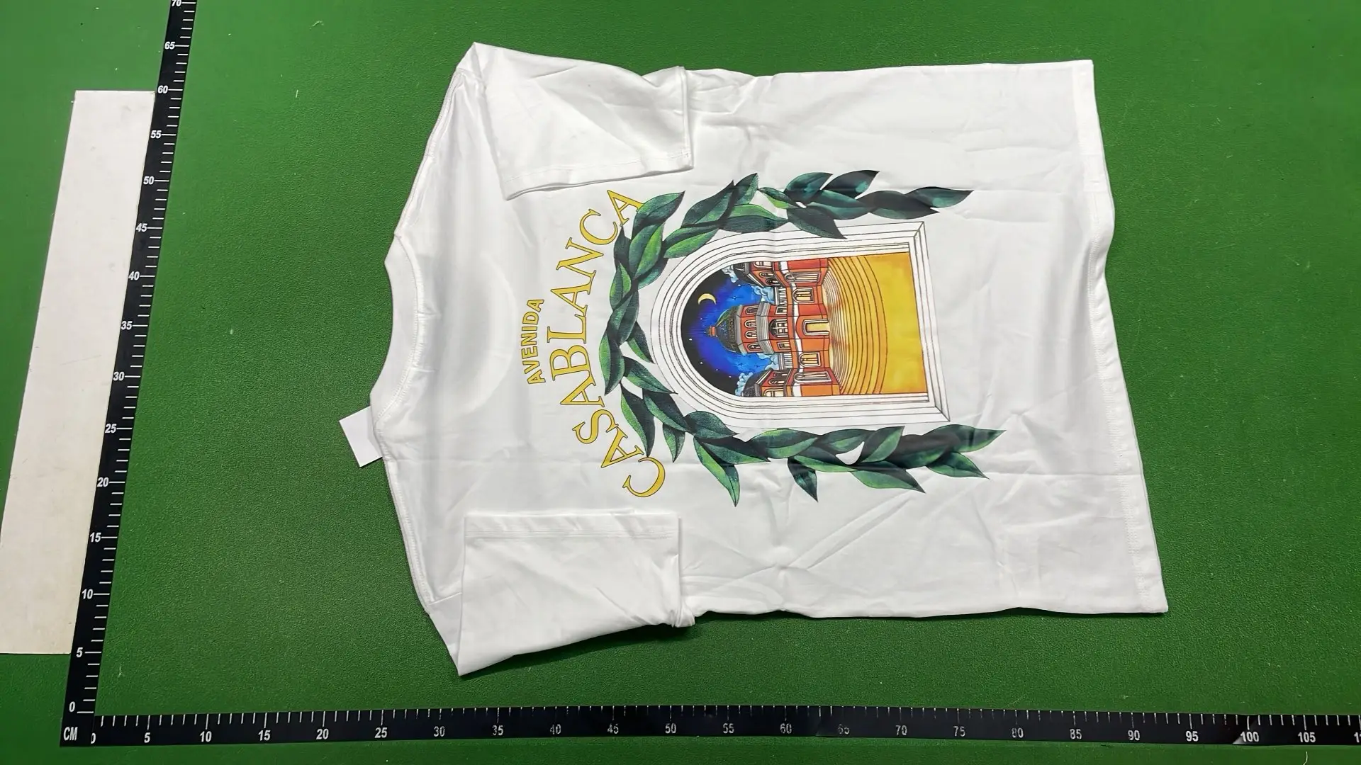 1:1 Batch CASABLANCA T-shirt  in the Best OopBuy Spreadsheet QC photos