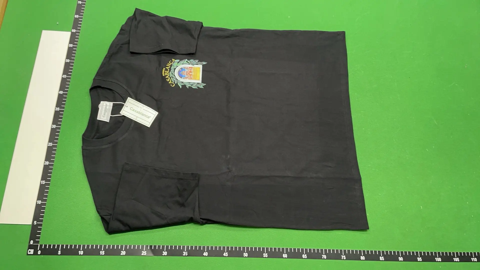 1:1 Batch CASABLANCA T-shirt  in the Best OopBuy Spreadsheet QC photos
