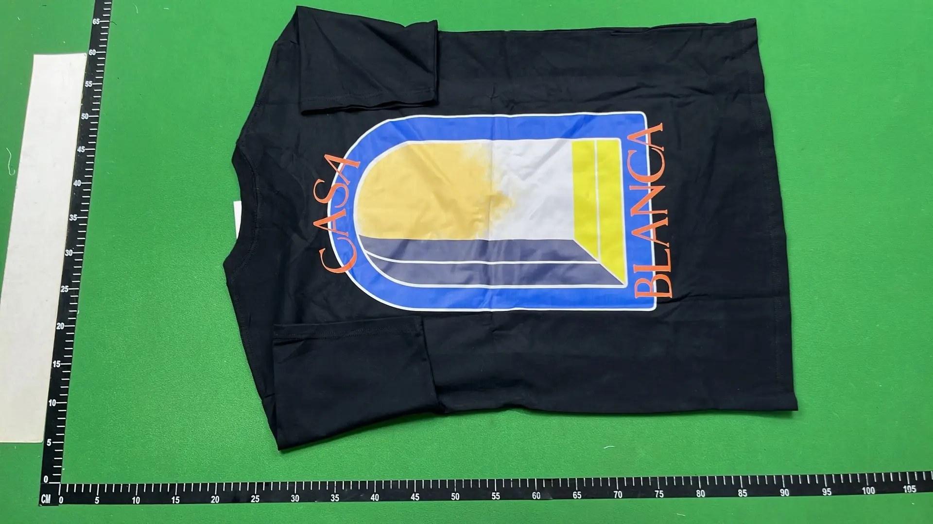 1:1 Batch CASABLANCA T-shirt  in the Best OopBuy Spreadsheet QC photos