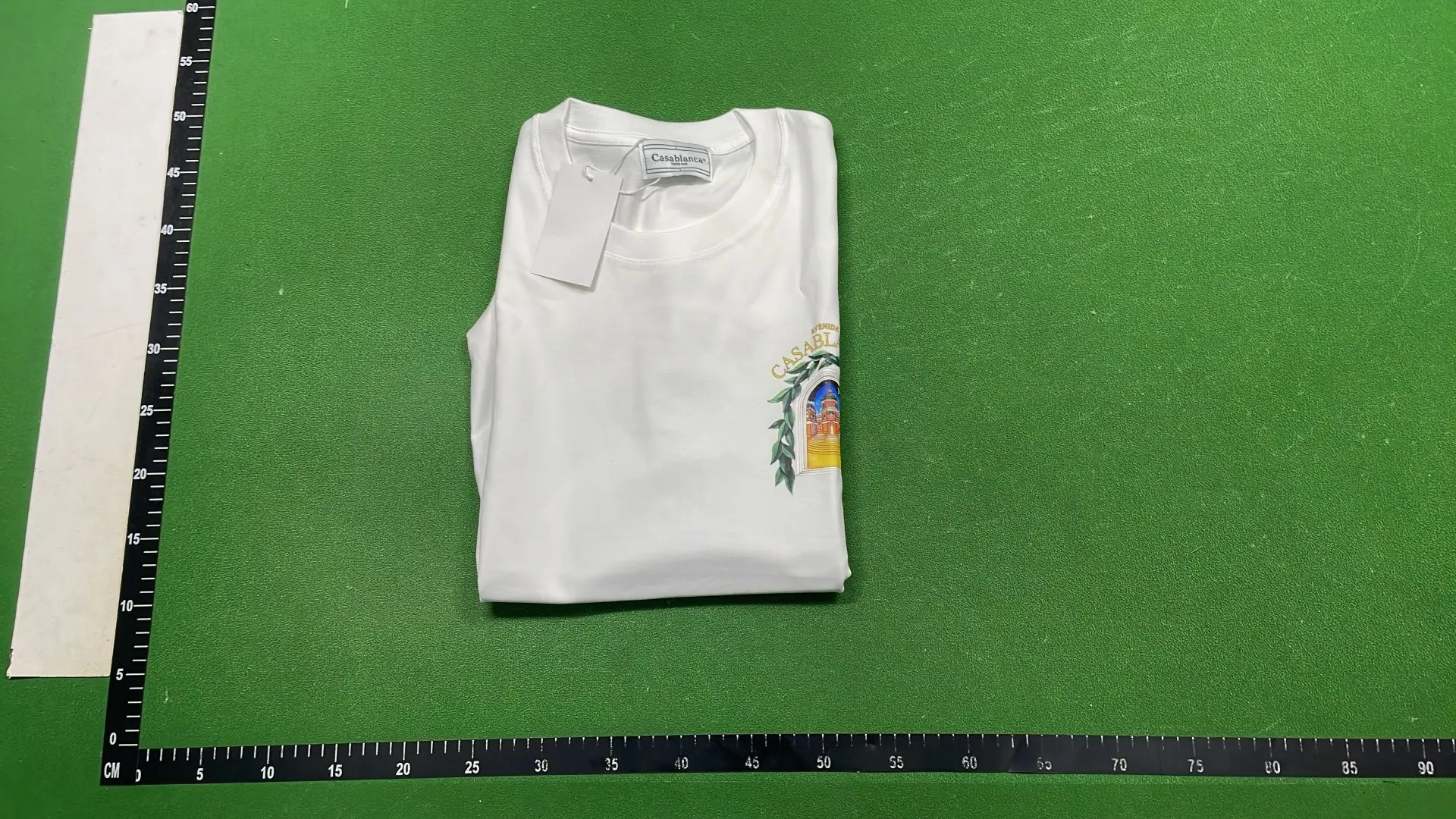 1:1 Batch CASABLANCA T-shirt  in the Best OopBuy Spreadsheet QC photos