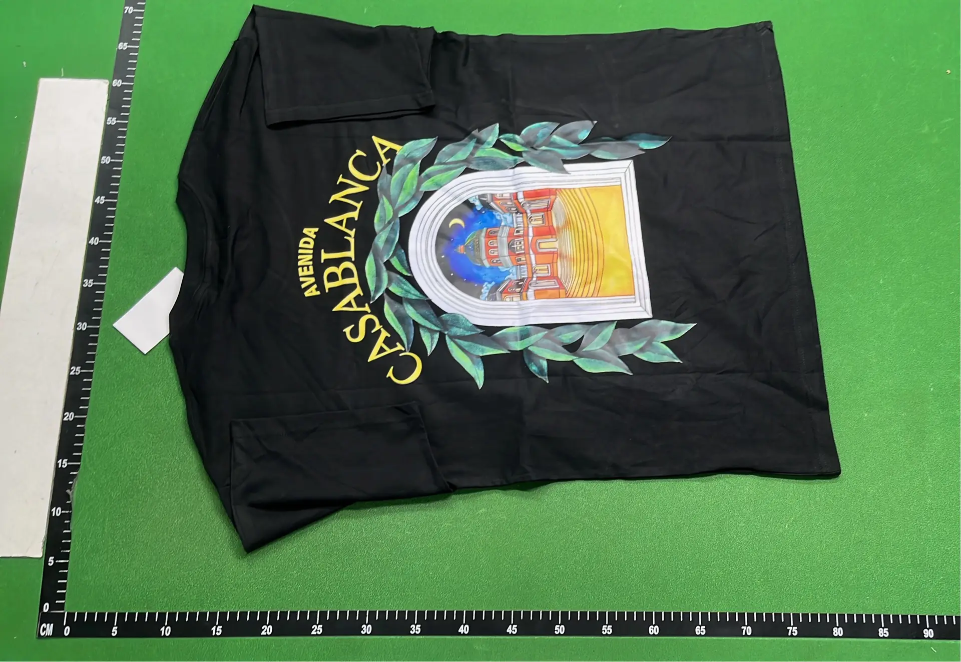 1:1 Batch CASABLANCA T-shirt  in the Best OopBuy Spreadsheet QC photos