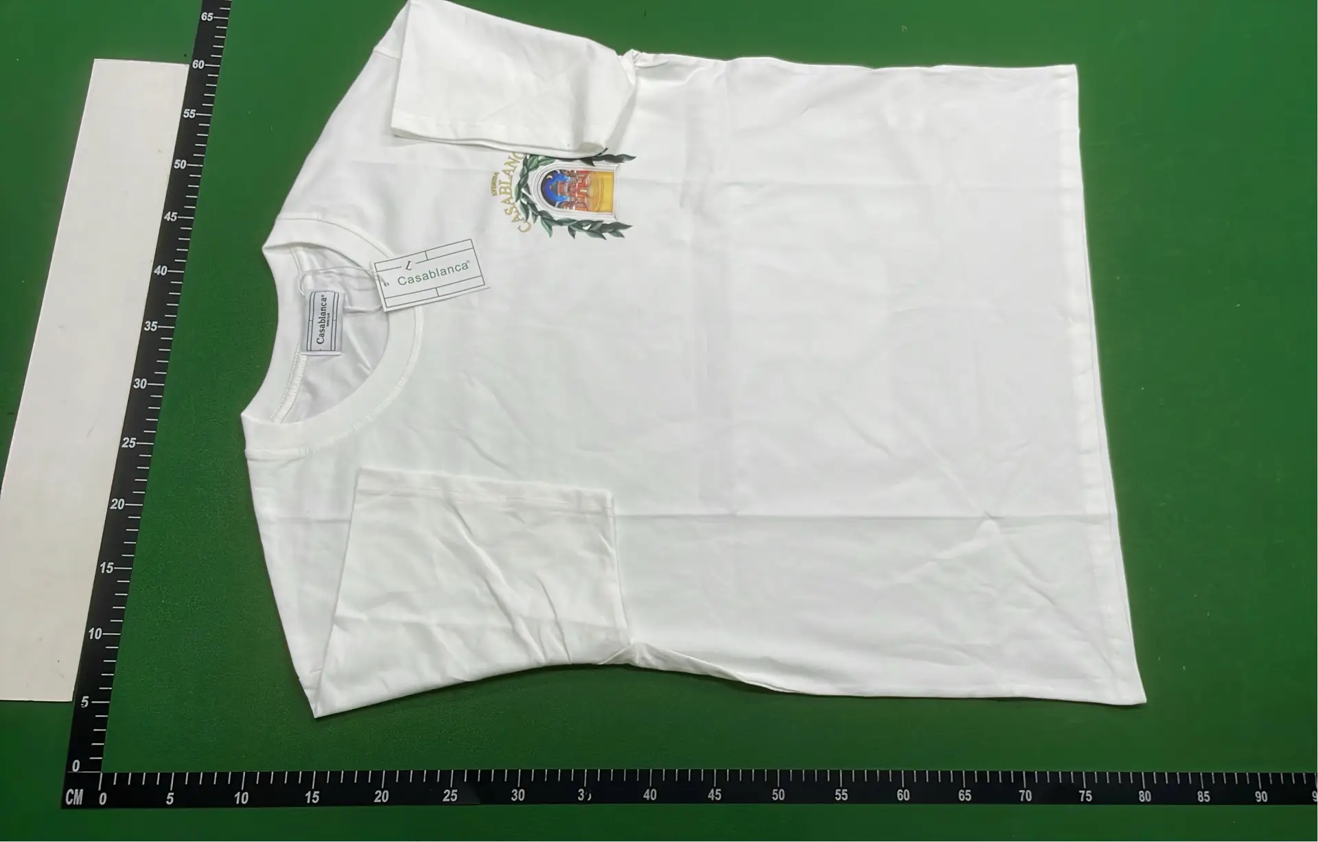 1:1 Batch CASABLANCA T-shirt  in the Best OopBuy Spreadsheet QC photos